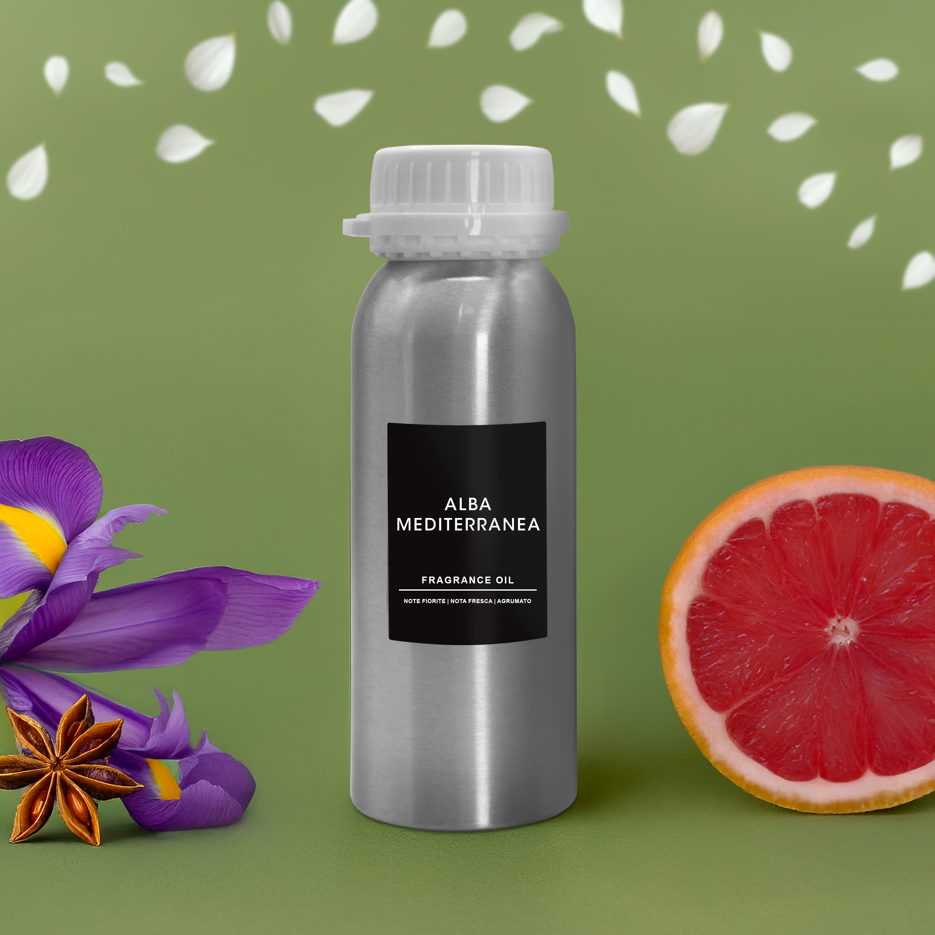Triad Aroma Alba Mediterranea ricarica fragranza per ambienti 250ml con pompello, diffusori elettrici per ambienti