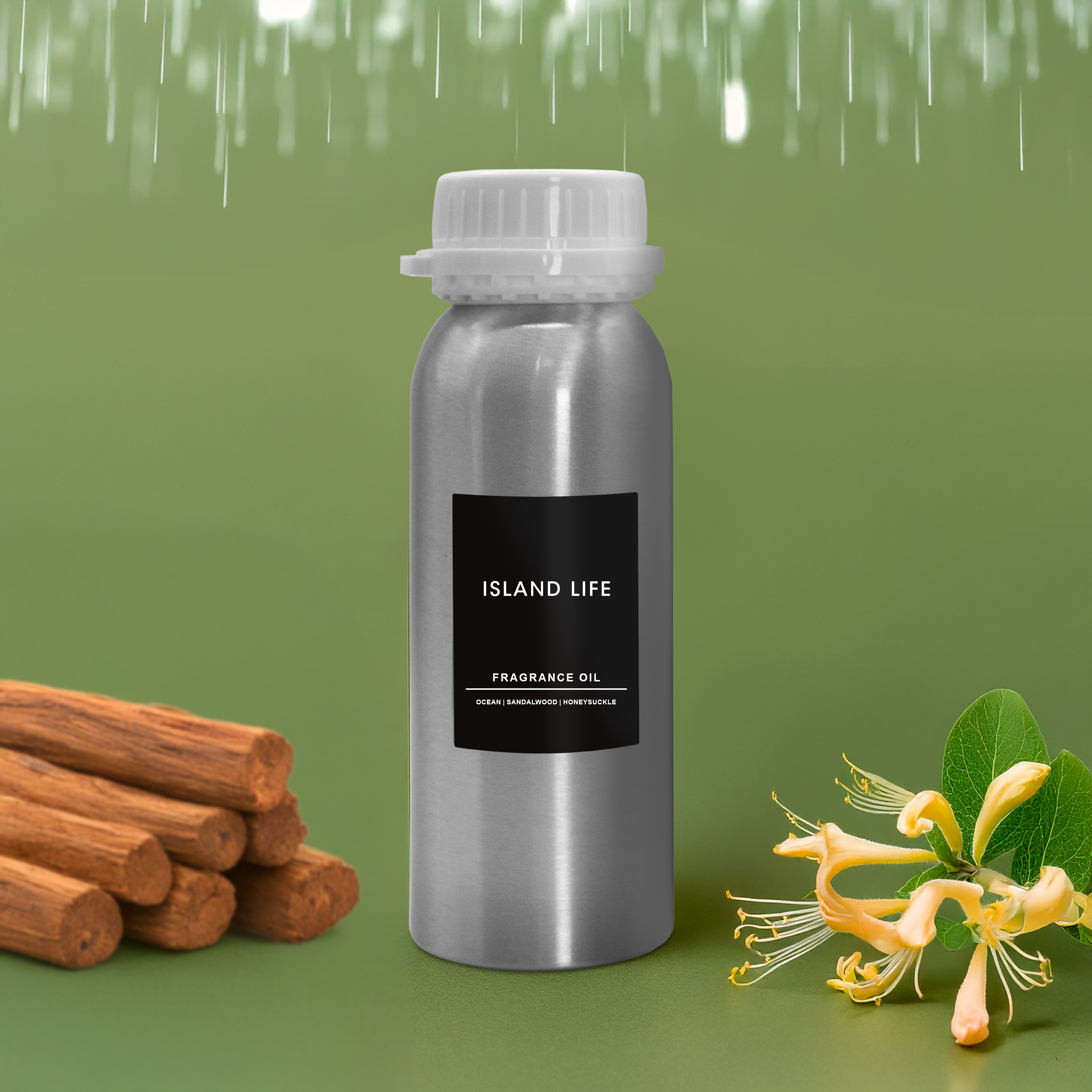 Triad Aroma Island Life olio essenziale con legno di sandalo, oli essenziali naturali per diffusori elettrici per ambienti