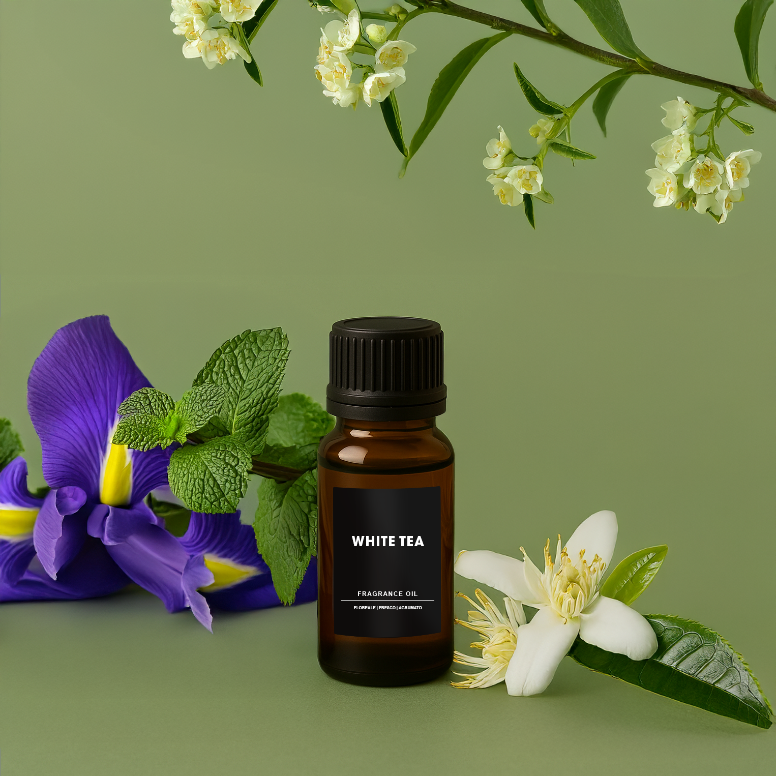 Triad Aroma White Tea ricarica olio profumato 20ml con menta, oli profumati per diffusori elettrici per ambienti