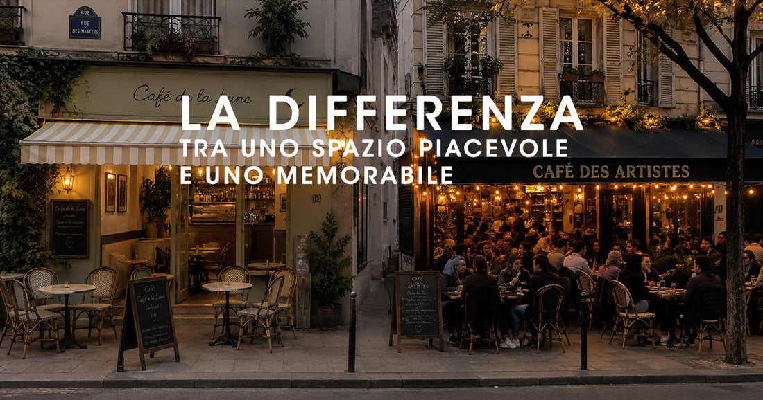 La differenza tra uno spazio piacevole e uno memorabile