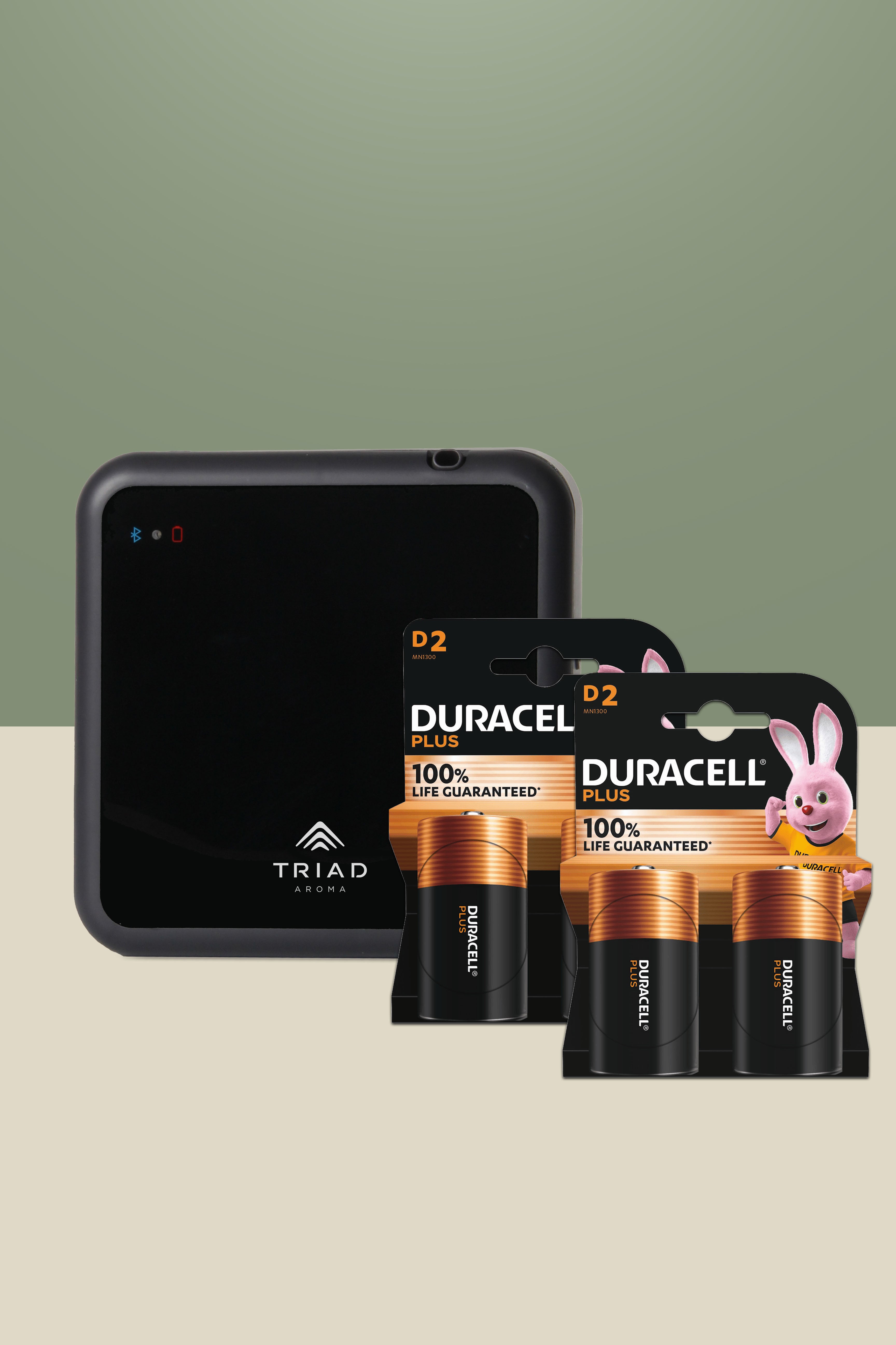 Diffusore elettrico Ruby + Kit 4 Batterie Duracell Plus D