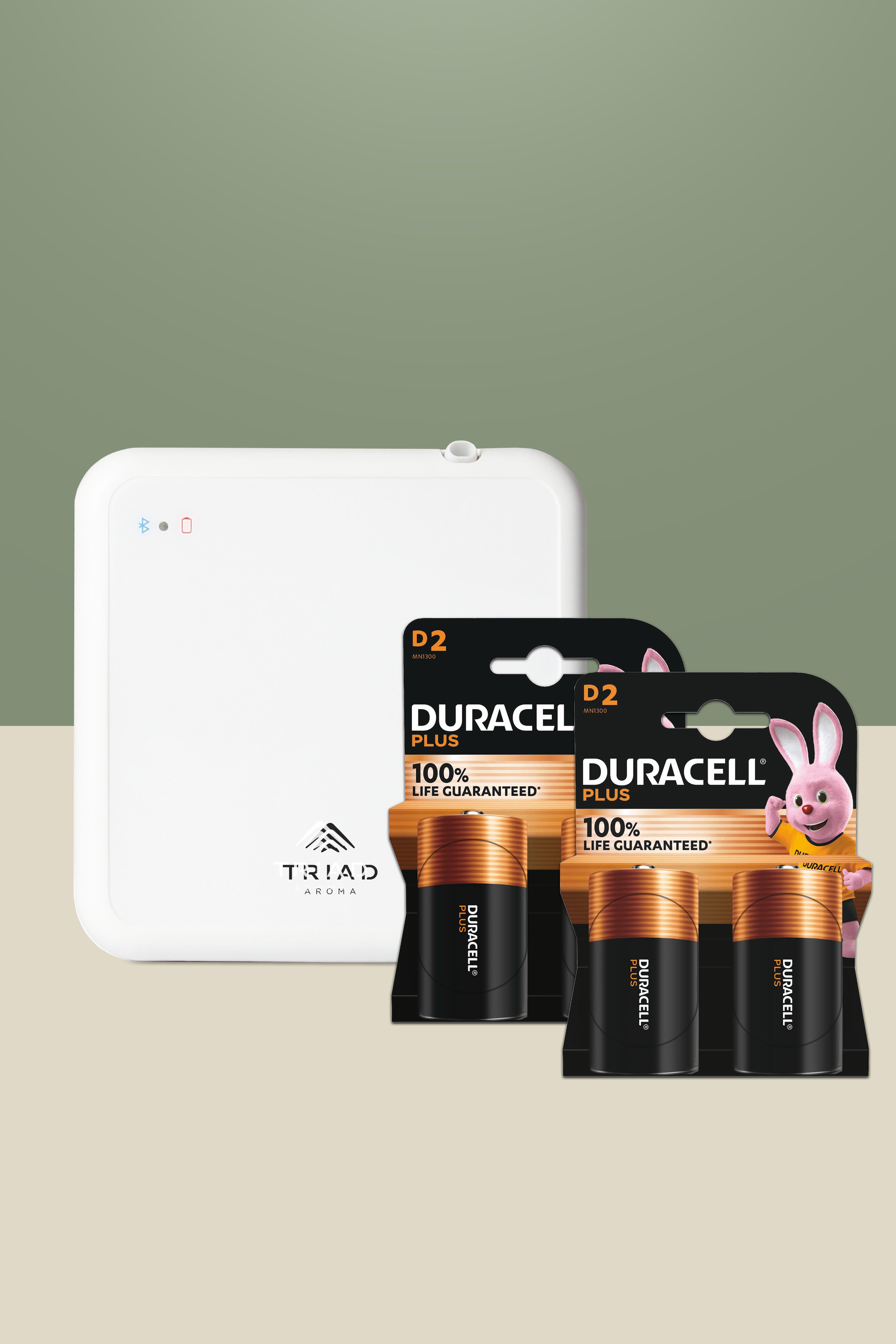 Diffusore elettrico Ruby + Kit 4 Batterie Duracell Plus D