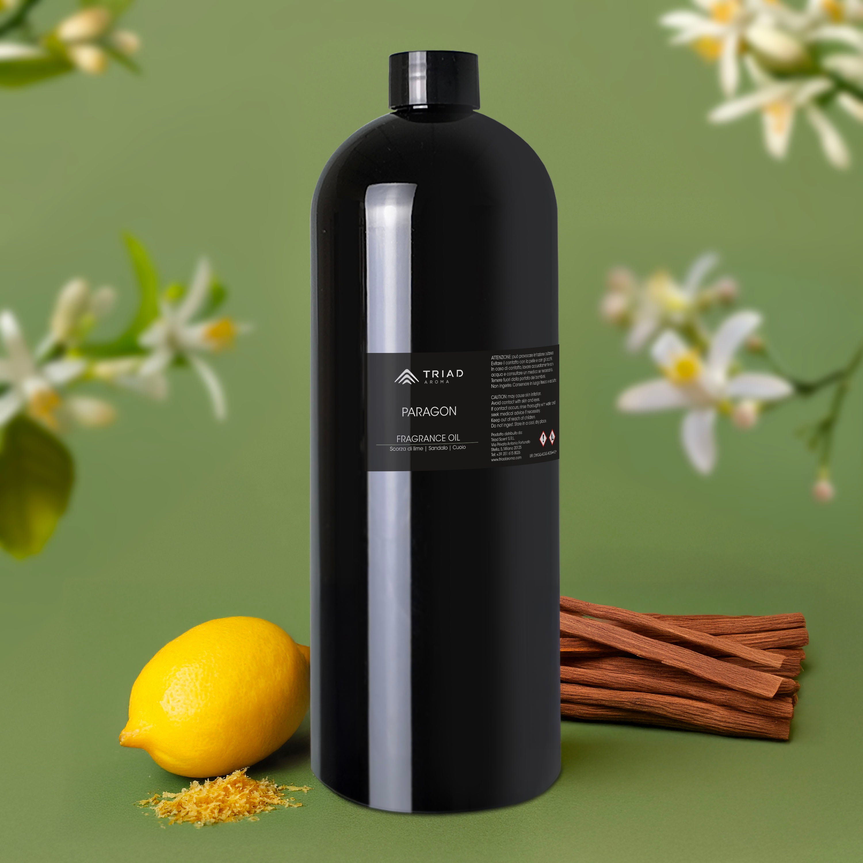 Triad Aroma Paragon ricarica olio profumato 1000ml con scorza di limone, cardamomo oli profumati per diffusori elettrici per ambienti