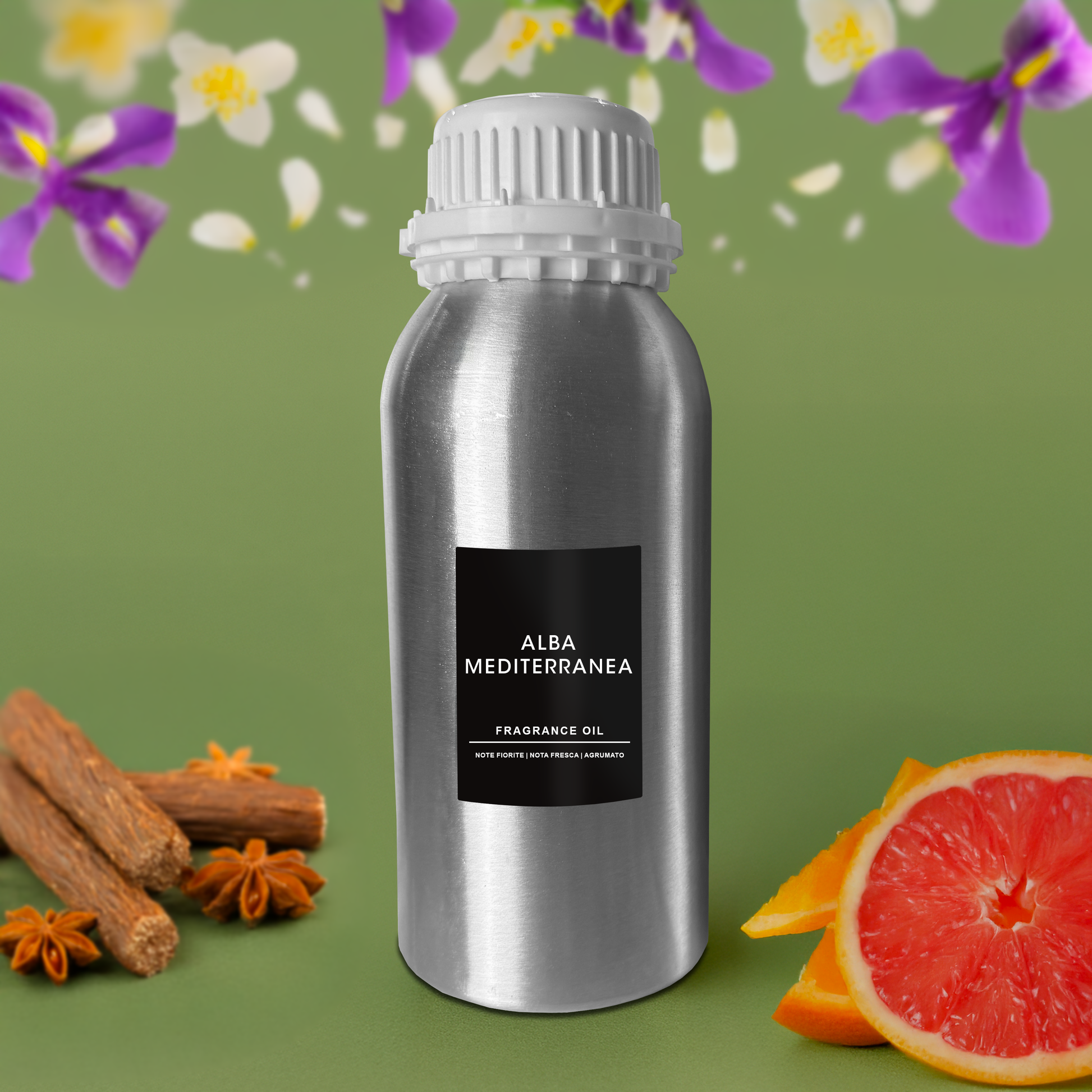 Triad Aroma Alba Mediterranea ricarica fragranza per ambienti 500ml con pompello, diffusori elettrici per ambienti
