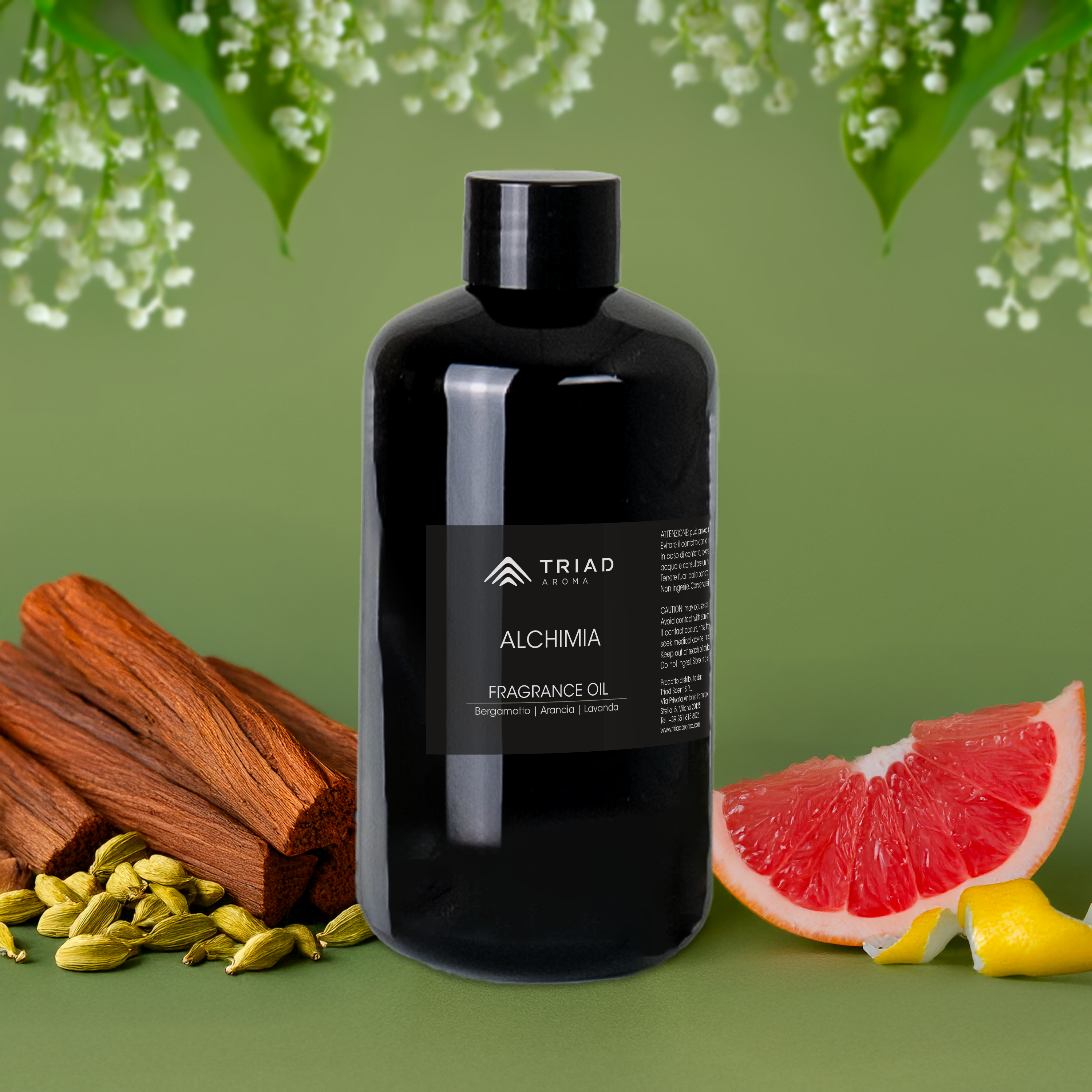 Triad Aroma Alchimia ricarica fragranza per ambienti 250ml con cardamomo, lavanda diffusori elettrici per ambienti