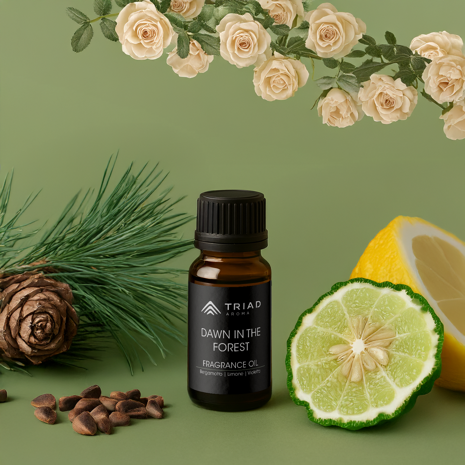 Triad Aroma Dawn In The Forest ricarica olio profumato 20ml con violetta, ambra oli profumati per diffusori elettrici per ambienti