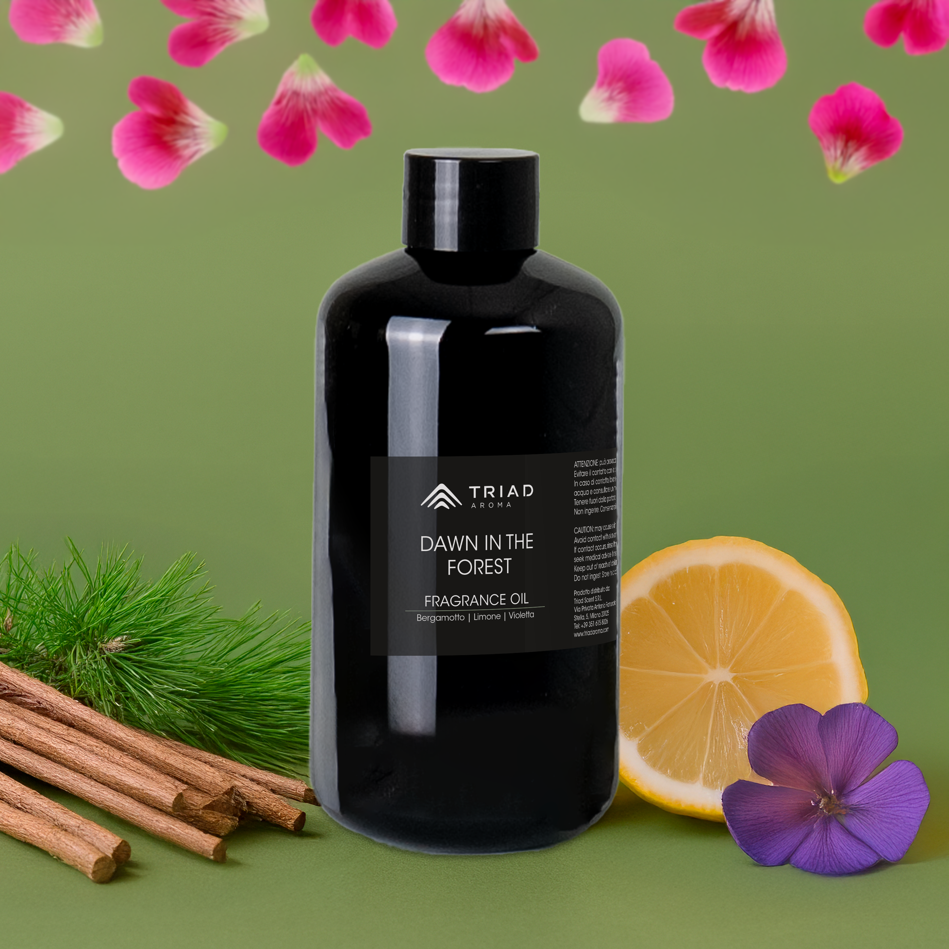  Triad Aroma Dawn In The Forest ricarica fragranza per ambienti 250ml con violetta, ambra diffusori elettrici per ambienti