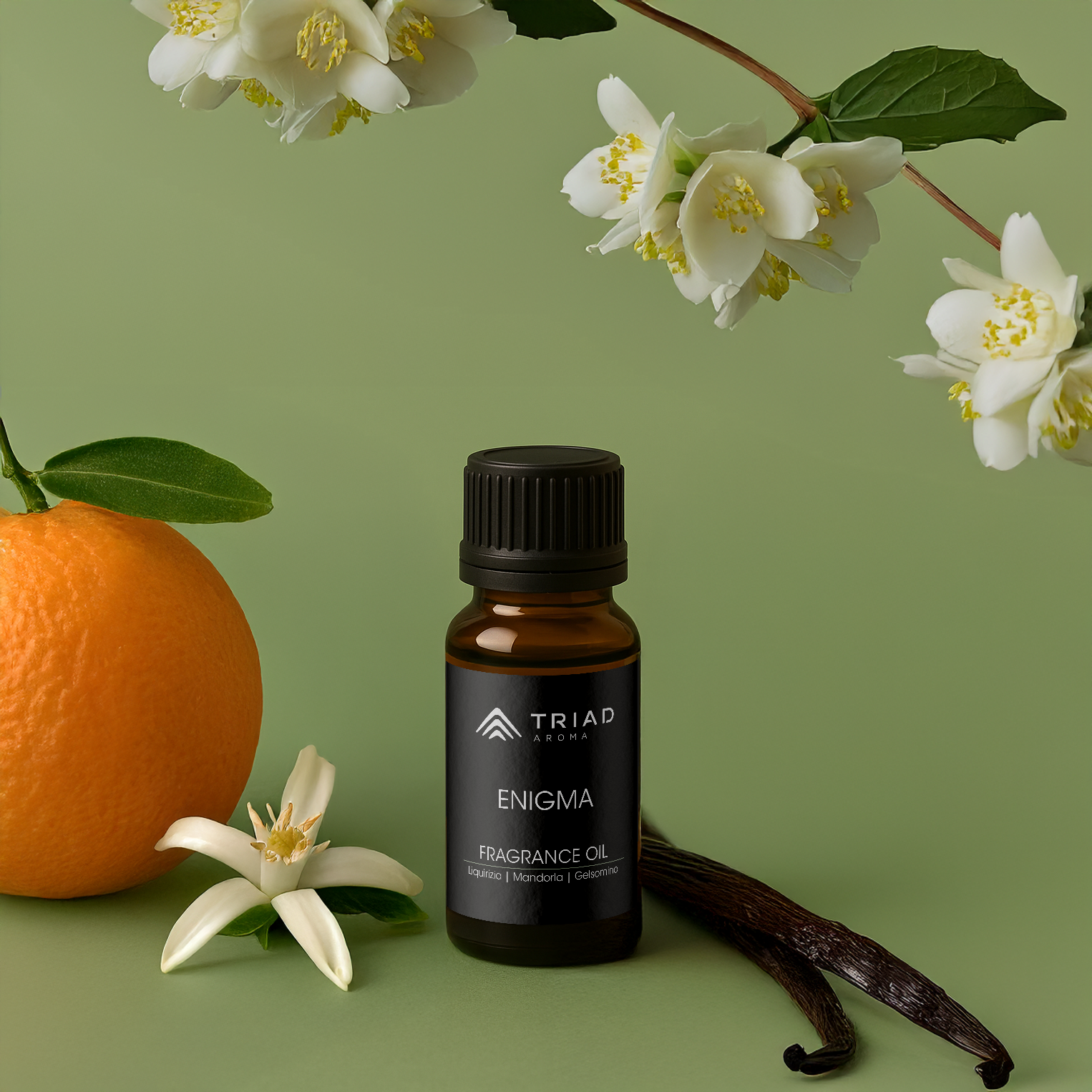 Triad Aroma Enigma ricarica olio profumato 20ml con mandorla vaniglia oli profumati per diffusori elettrici per ambienti