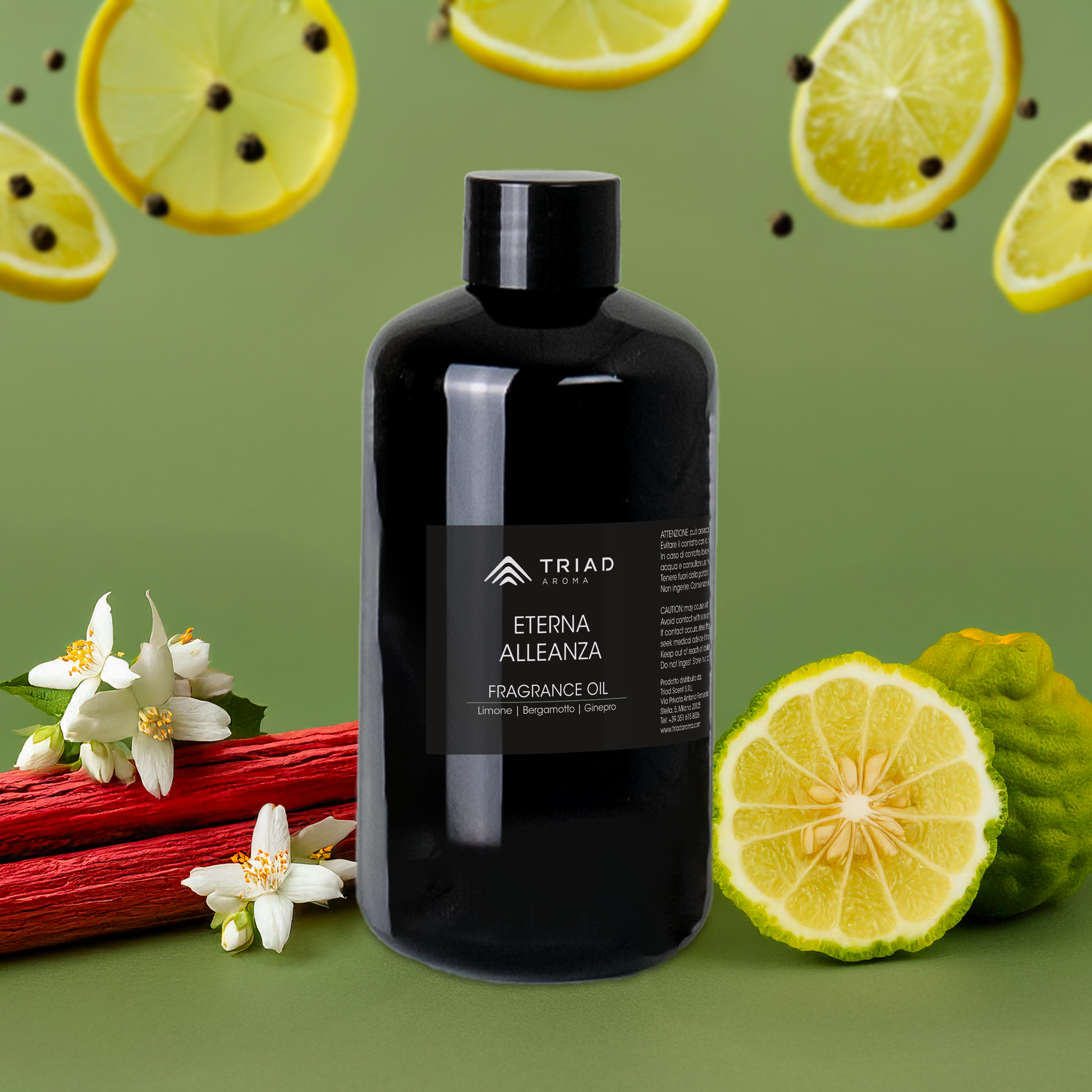  Triad Aroma Eterna Alleanza ricarica fragranza per ambienti 250ml con legno di rosse, limone diffusori elettrici per ambienti