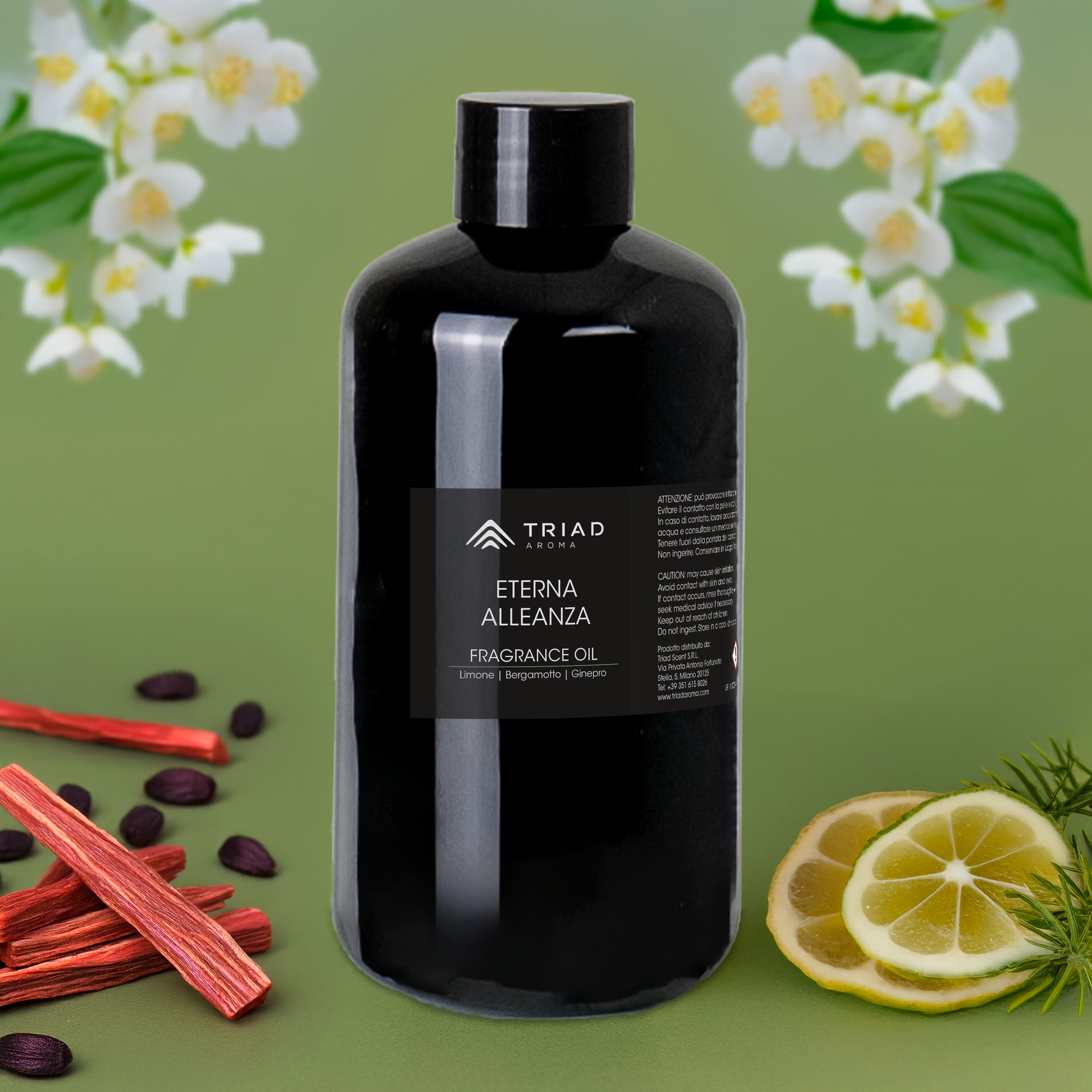 Triad Aroma Eterna Alleanza ricarica fragranza per ambienti 500ml con legno di rosse, limone diffusori elettrici per ambienti