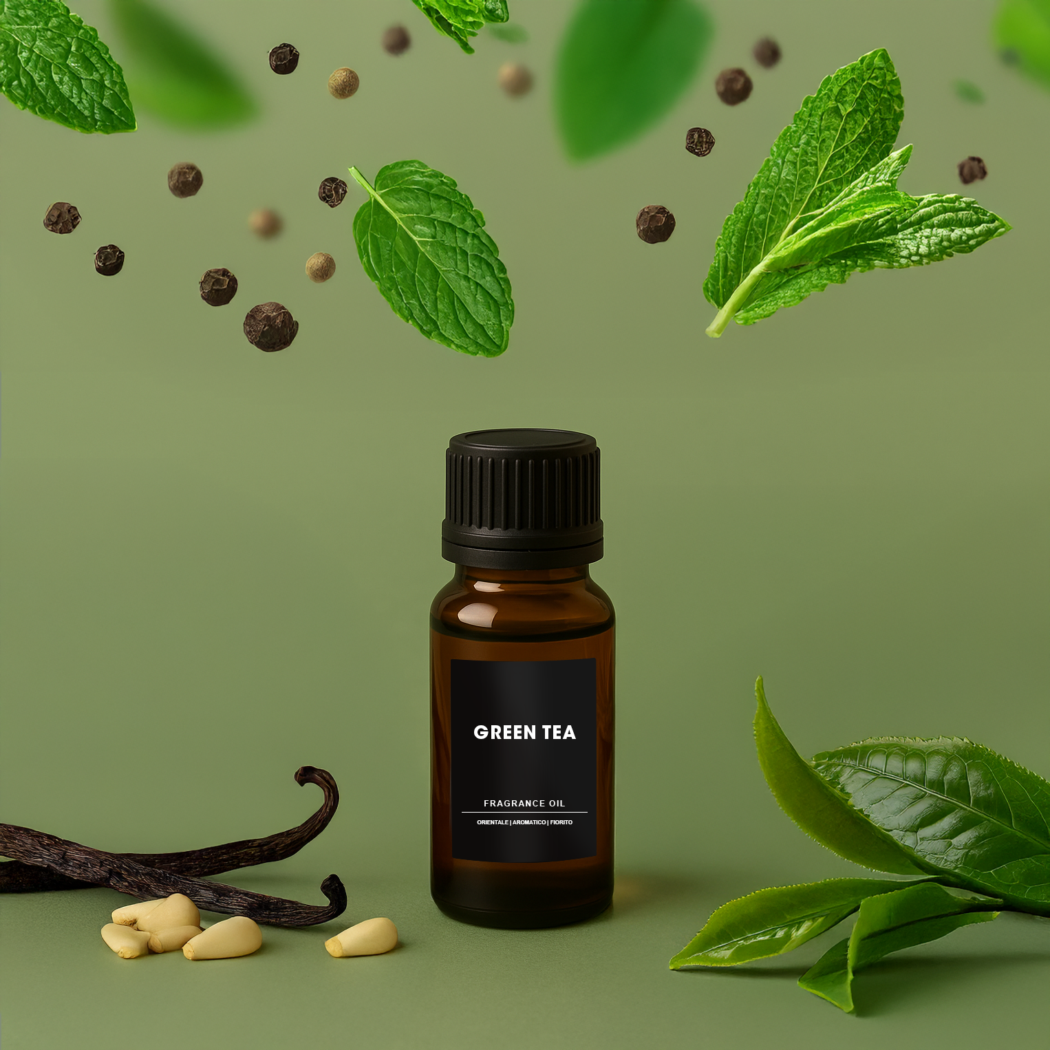 Triad Aroma Green Tea ricarica olio profumato 20ml con vaniglia, oli profumati per diffusori elettrici per ambienti
