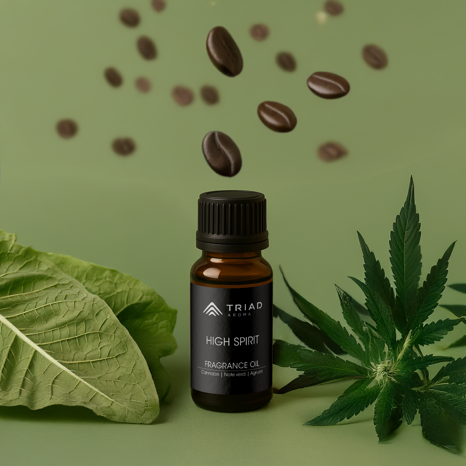 Triad Aroma High Spirit ricarica olio profumato 20ml con cannabis, sandalo oli profumati per diffusori elettrici per ambienti
