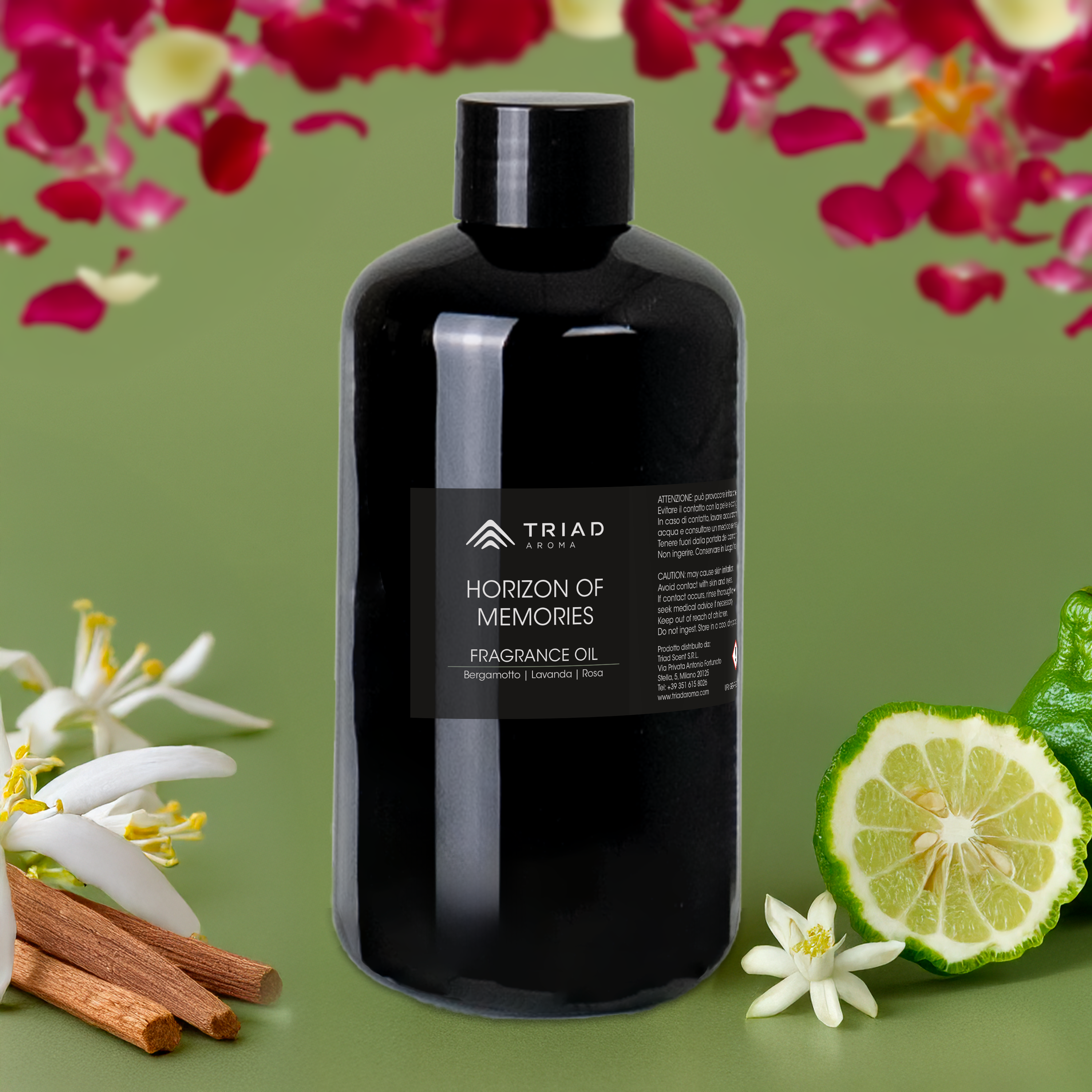 Triad Aroma Horizon Of Memories ricarica fragranza per ambienti 500ml con rosa, lavanda diffusori elettrici per ambienti