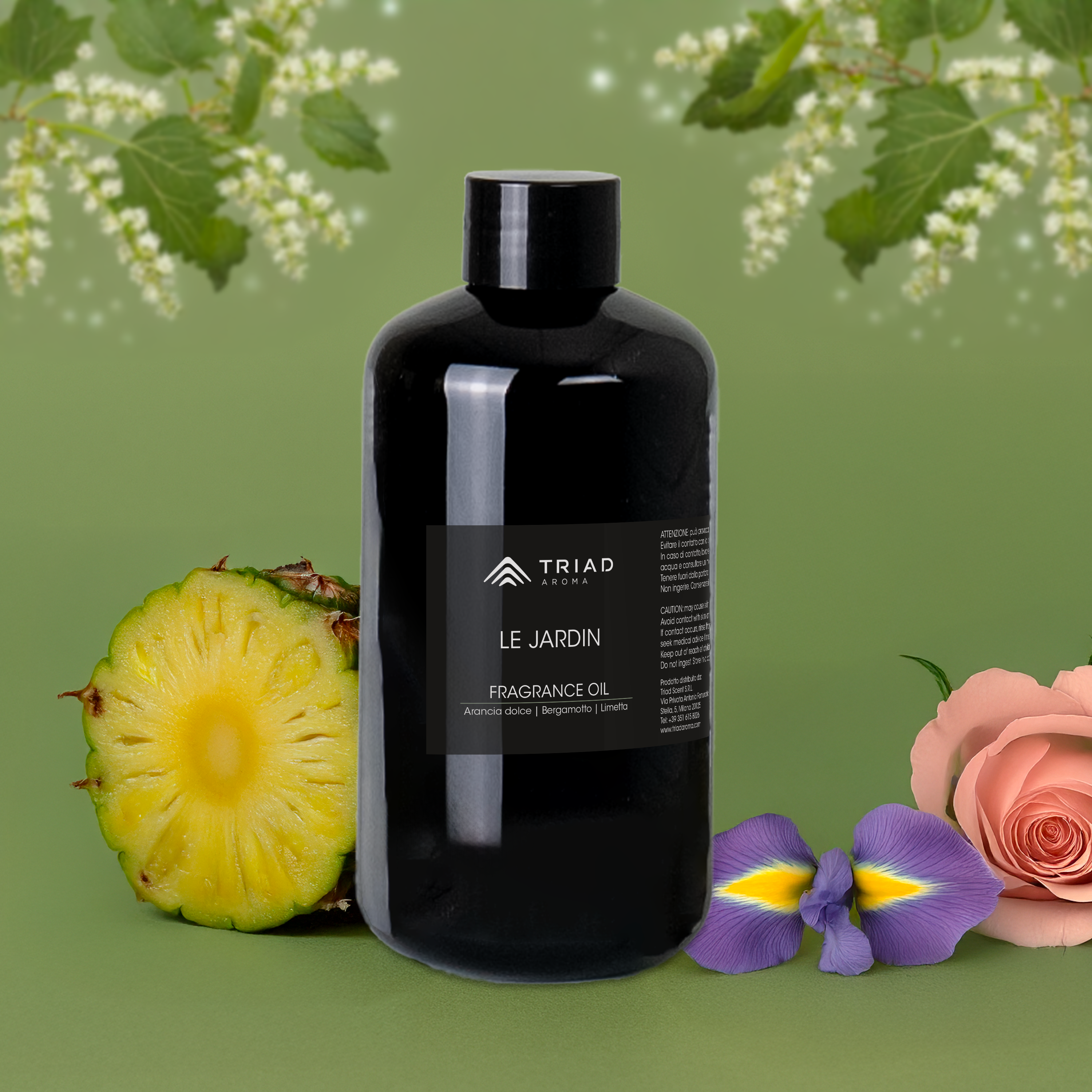 Triad Aroma Le Jardin ricarica fragranza per ambienti 250ml con arancia dolce, lime diffusori elettrici per ambienti