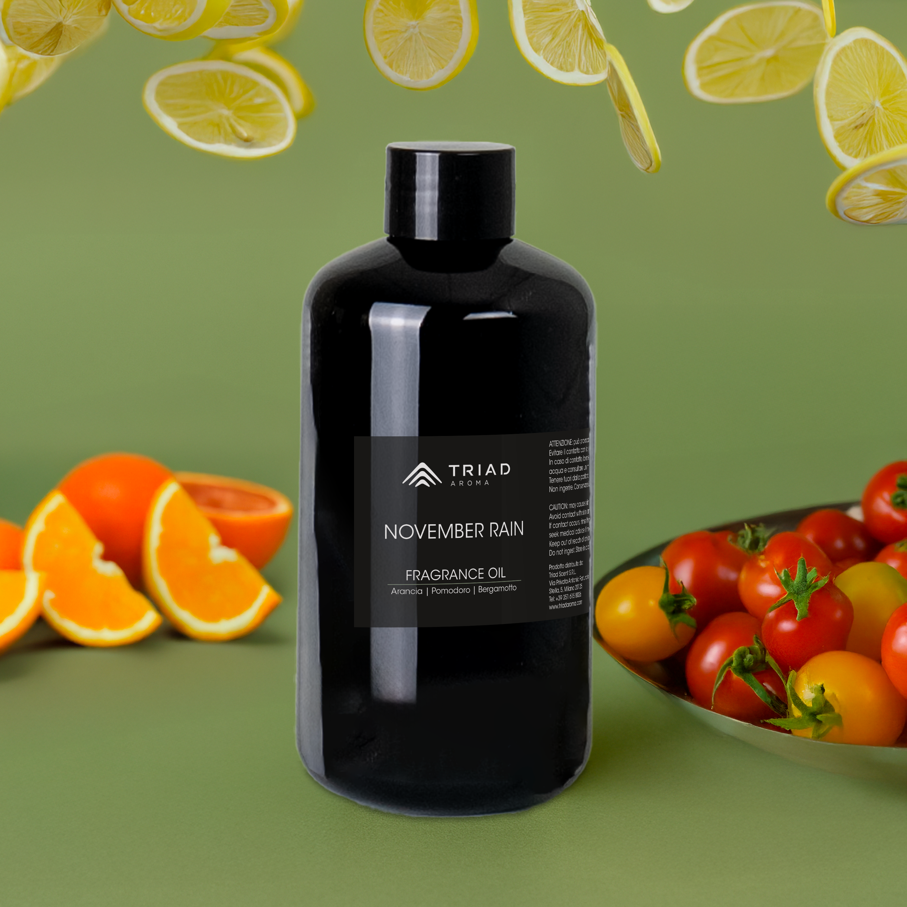 Triad Aroma November Rain ricarica fragranza per ambienti 250ml con pesca, arancia diffusori elettrici per ambienti