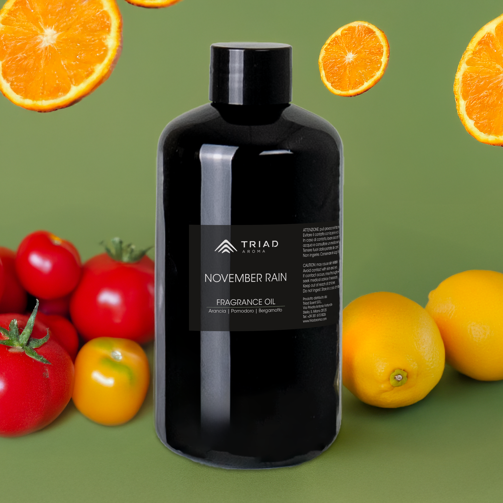 Triad Aroma November Rain ricarica fragranza per ambienti 500ml con pesca, arancia diffusori elettrici per ambienti