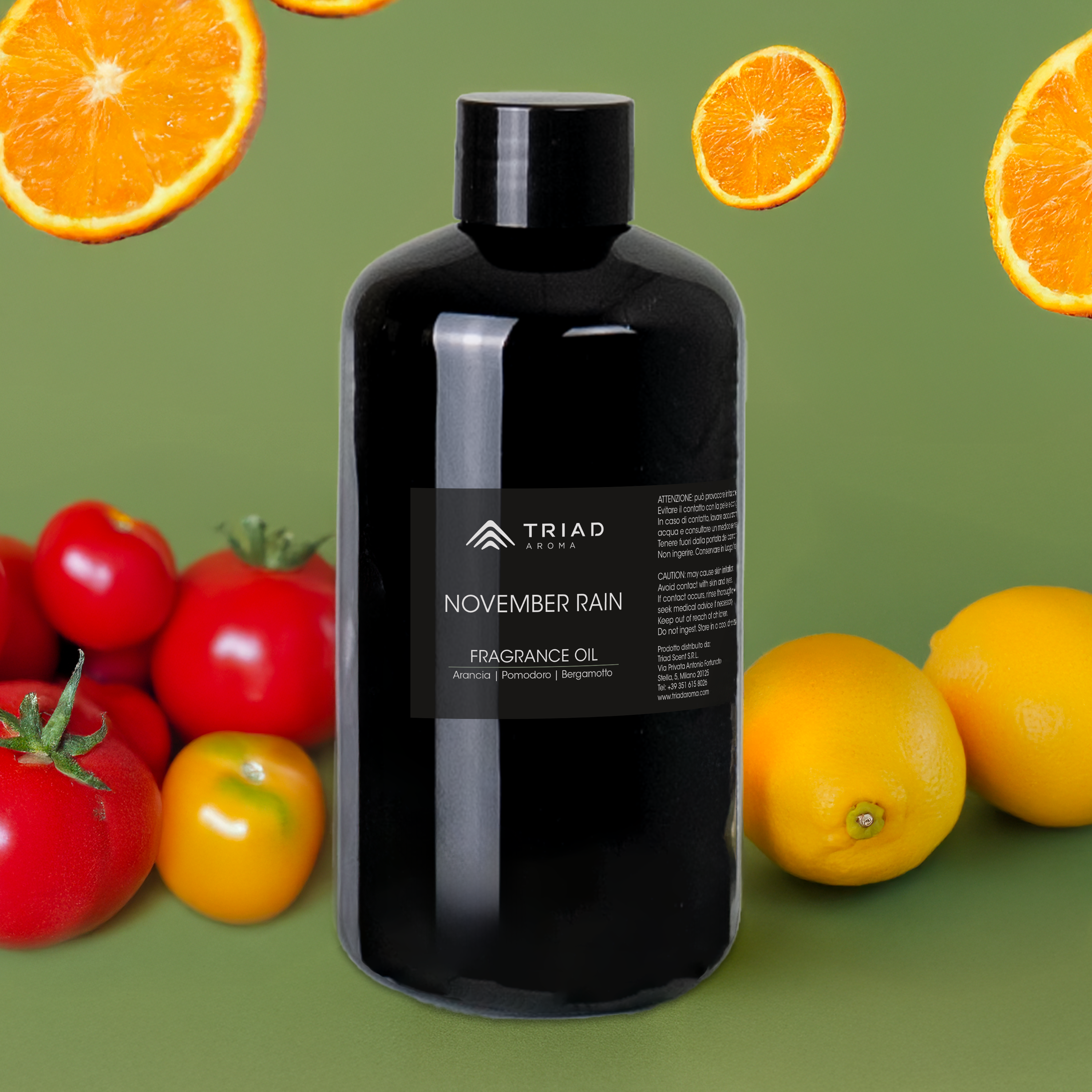 Triad Aroma November Rain ricarica fragranza per ambienti 500ml con pesca, arancia diffusori elettrici per ambienti