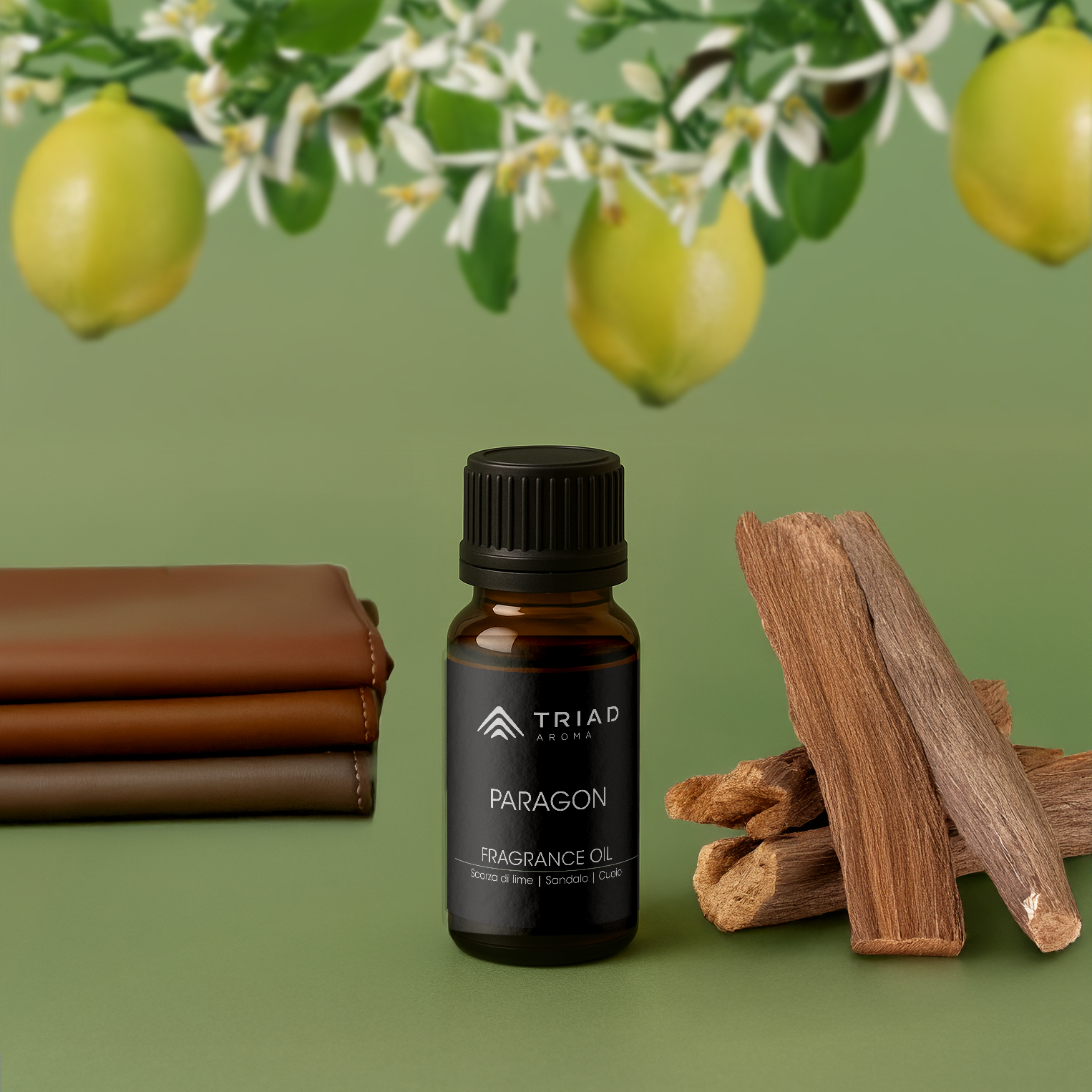 Triad Aroma Paragon ricarica olio profumato 20ml con scorza di limone, cardamomo oli profumati per diffusori elettrici per ambienti