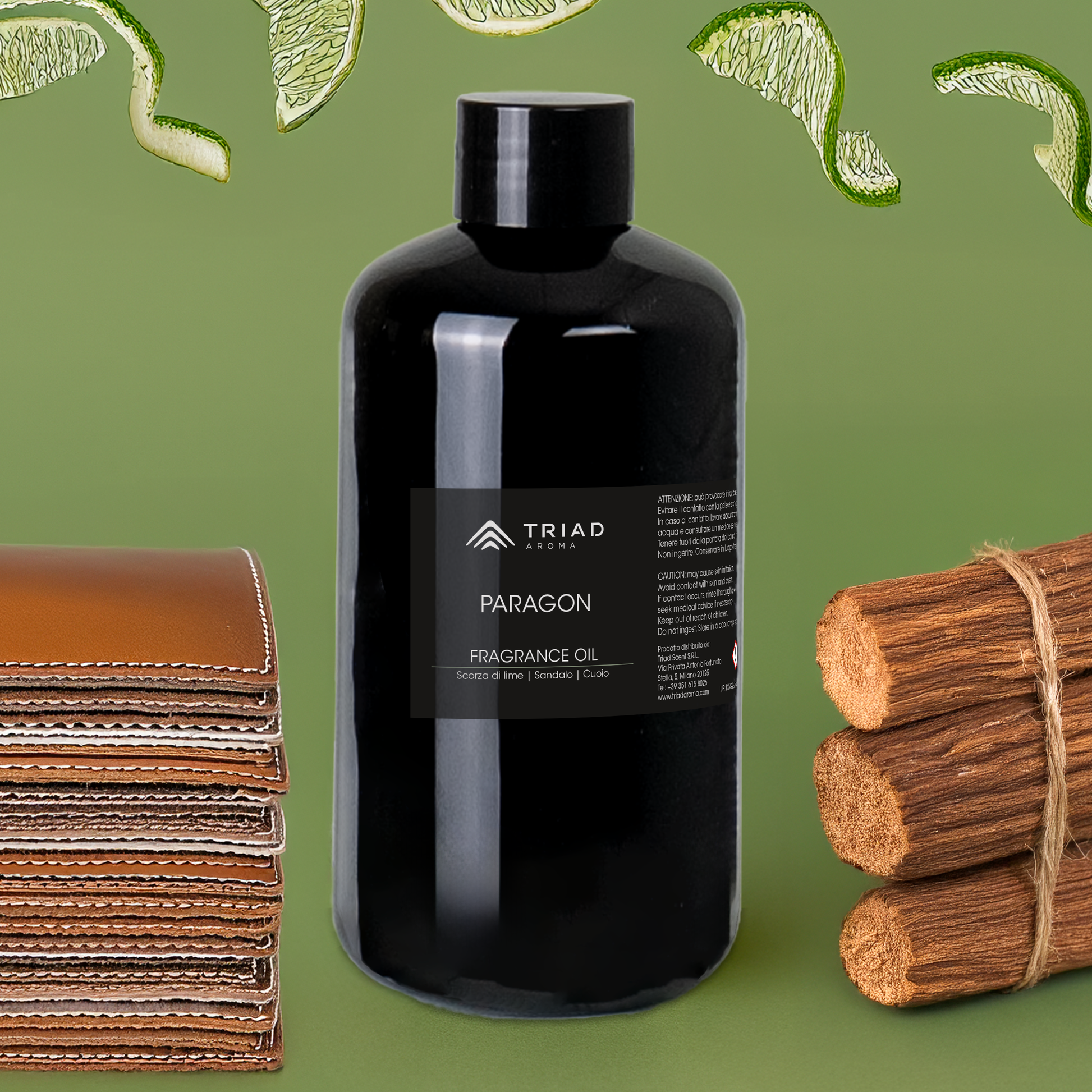 Triad Aroma Paragon ricarica olio profumato 500ml con scorza di limone, cardamomo oli profumati per diffusori elettrici per ambienti