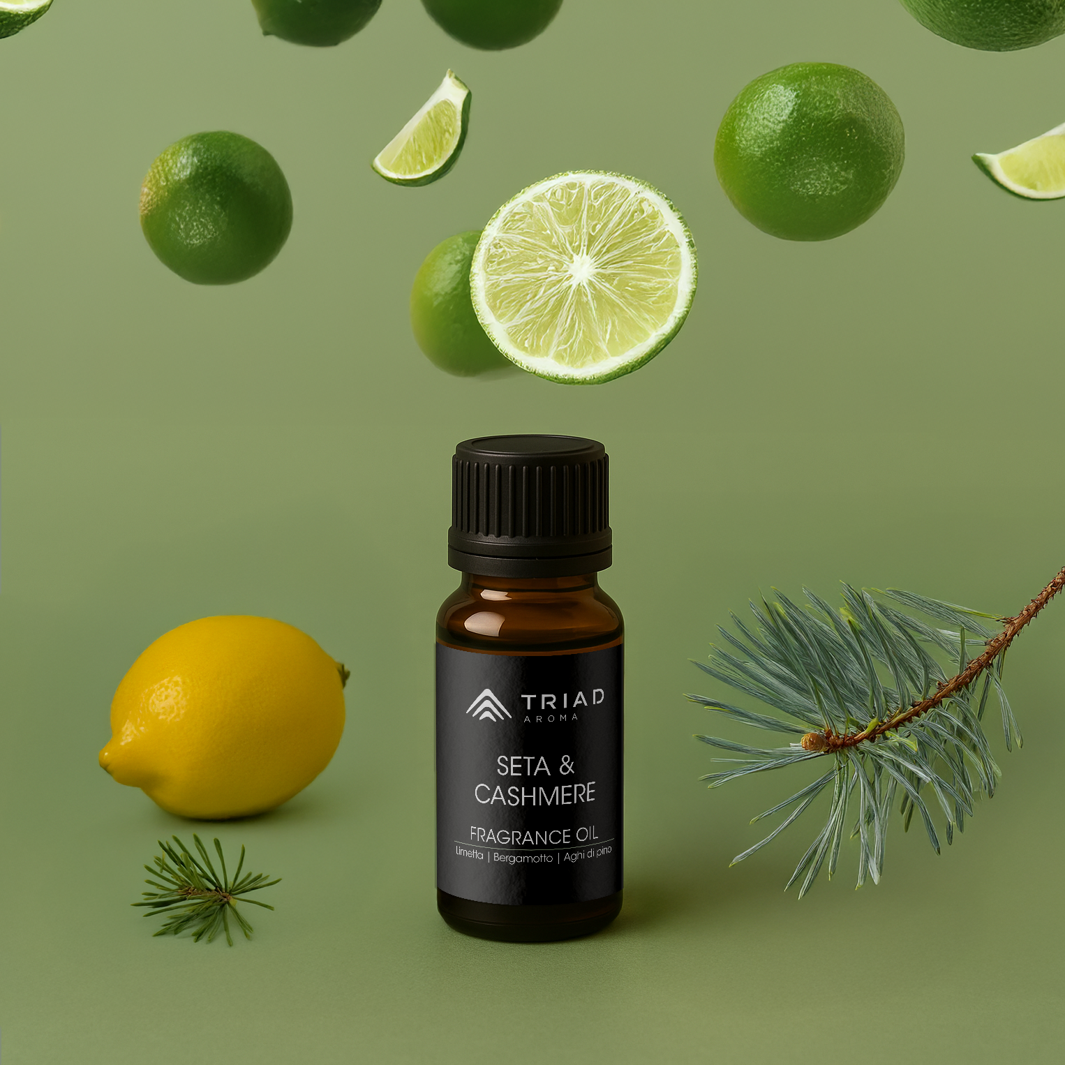 Triad Aroma Seta & Cashmere ricarica olio profumato 20ml con lilla limetta  oli profumati per diffusori elettrici per ambienti