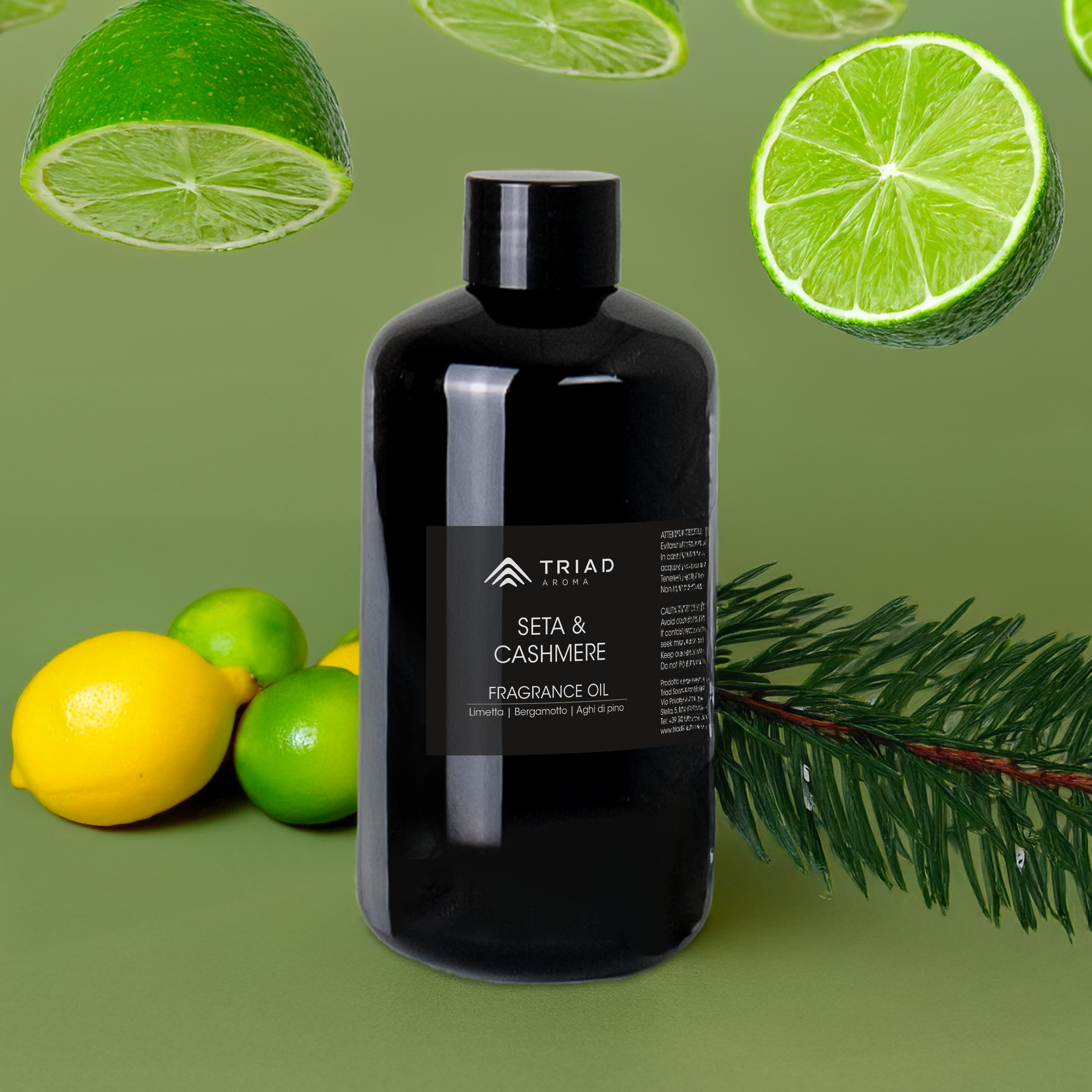 Triad Aroma Seta & Cashmere ricarica fragranza per ambienti 250ml con lilla, limetta diffusori elettrici per ambienti