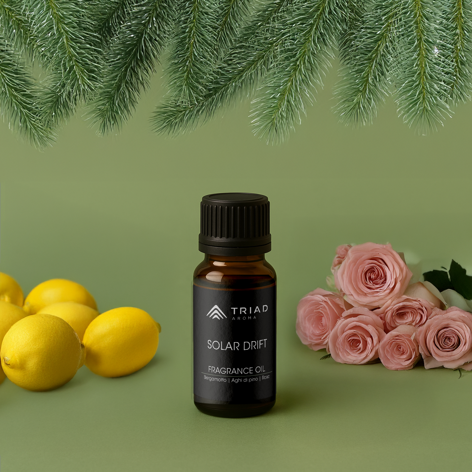 Triad Aroma Solar Drift ricarica olio profumato 20ml con aghi di pino vaniglia oli profumati per diffusori elettrici per ambienti