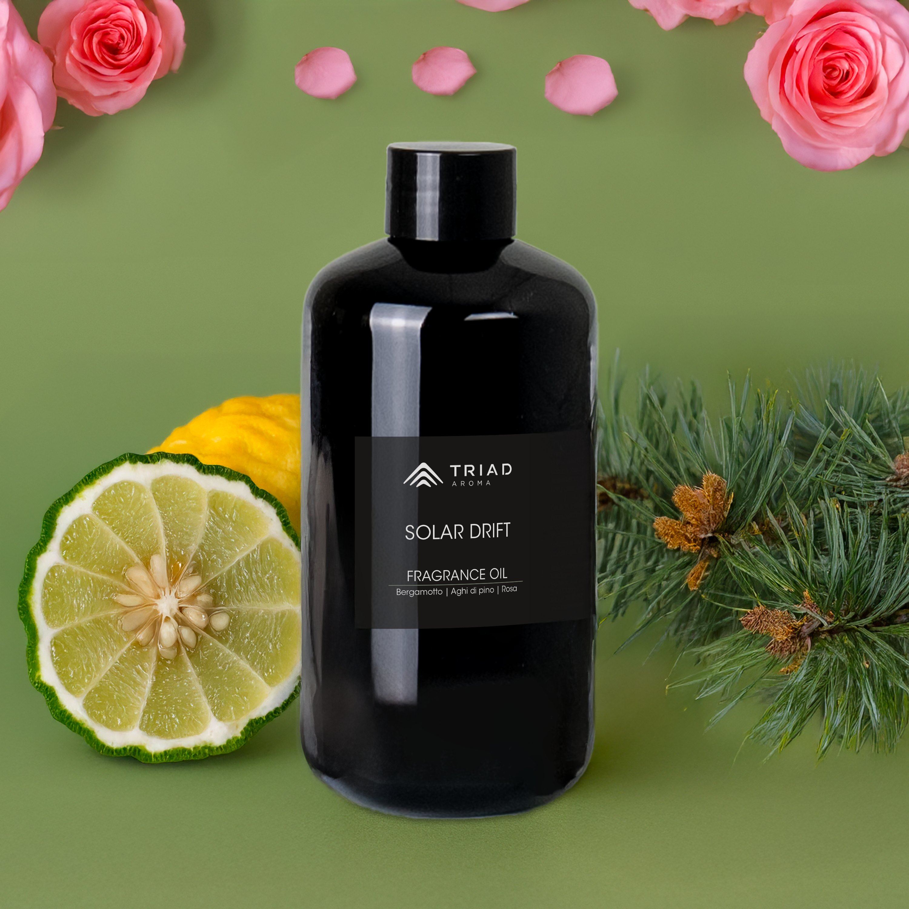 Triad Aroma Solar Drift ricarica fragranza per ambienti 250ml con vaniglia, aghi di pino diffusori elettrici per ambienti