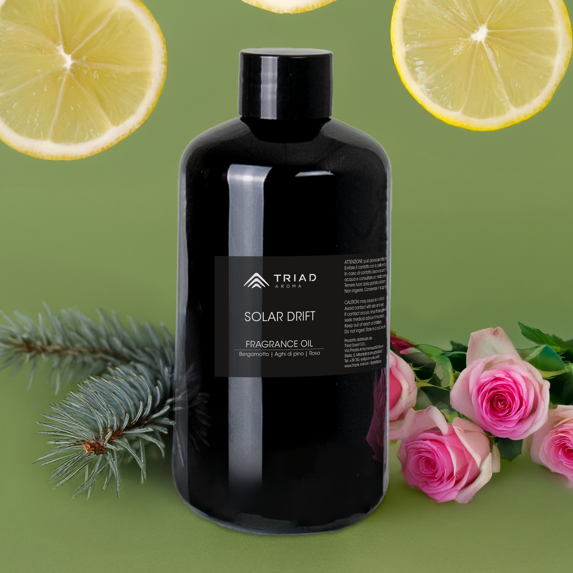 Triad Aroma Solar Drift ricarica fragranza per ambienti 500ml con vaniglia, aghi di pino diffusori elettrici per ambienti