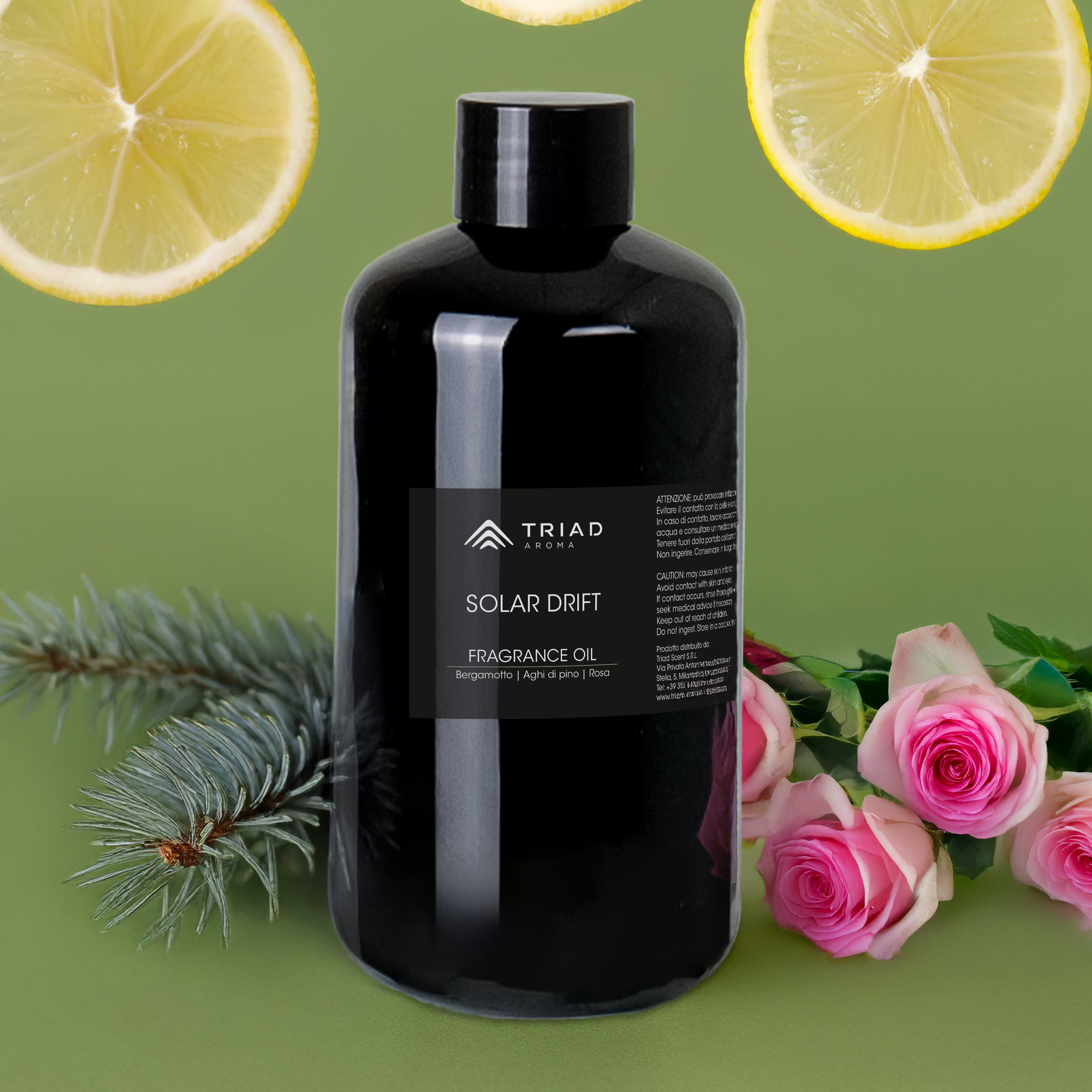 Triad Aroma Solar Drift ricarica fragranza per ambienti 500ml con vaniglia, aghi di pino diffusori elettrici per ambienti