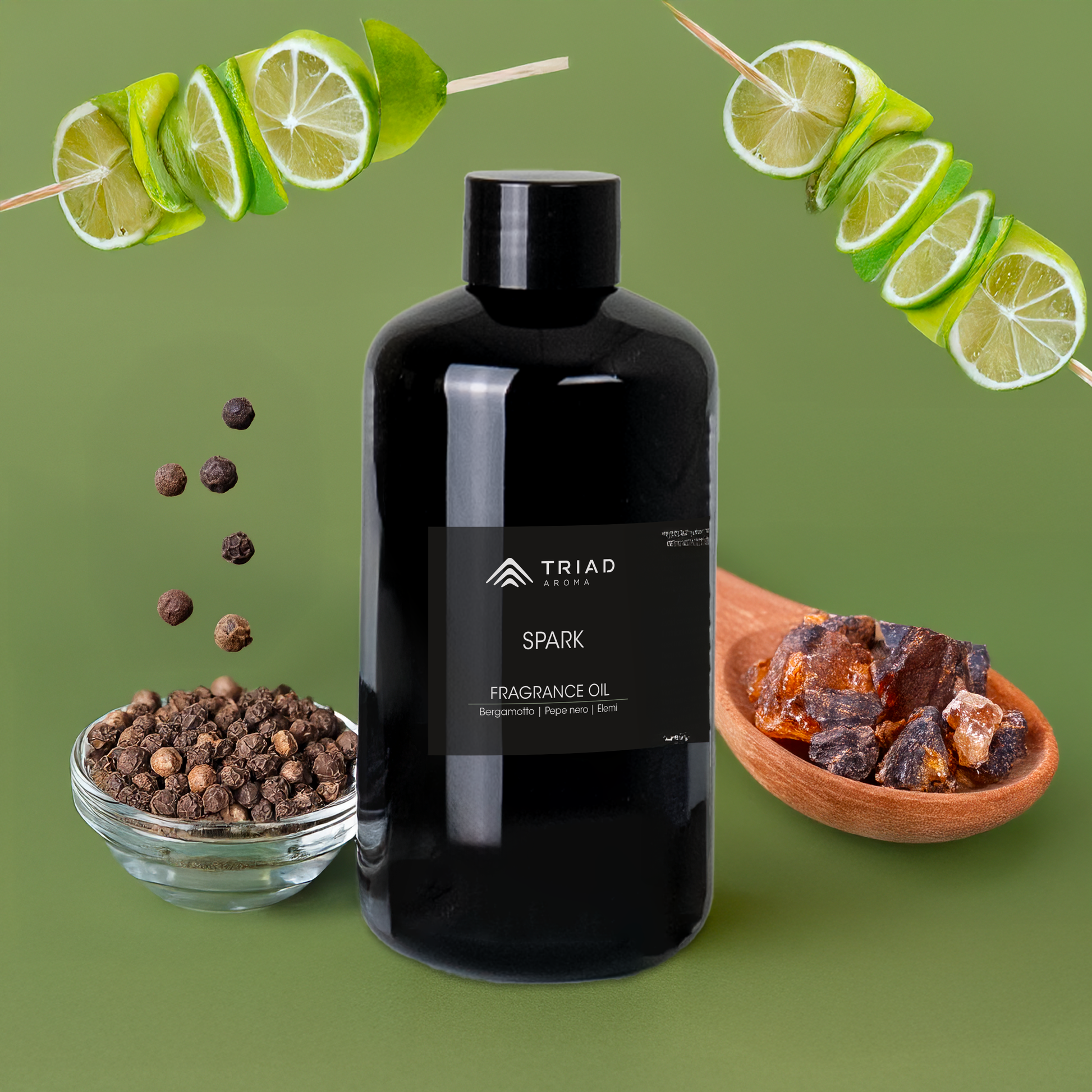 Triad Aroma Spark ricarica fragranza per ambienti 250ml con noce moscata, pepe nero diffusori elettrici per ambienti