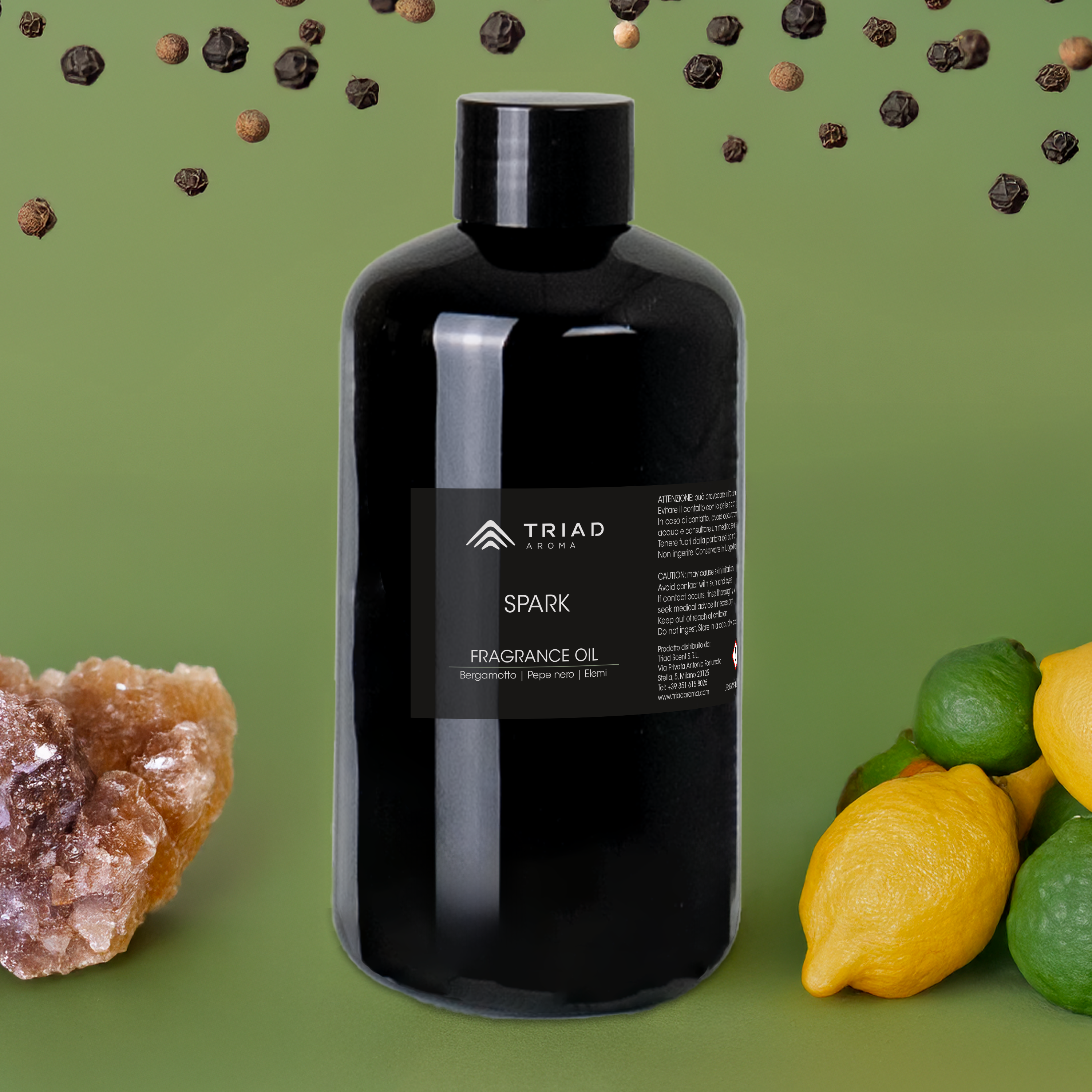 Triad Aroma Spark ricarica fragranza per ambienti 500ml con noce moscata, pepe nero diffusori elettrici per ambienti