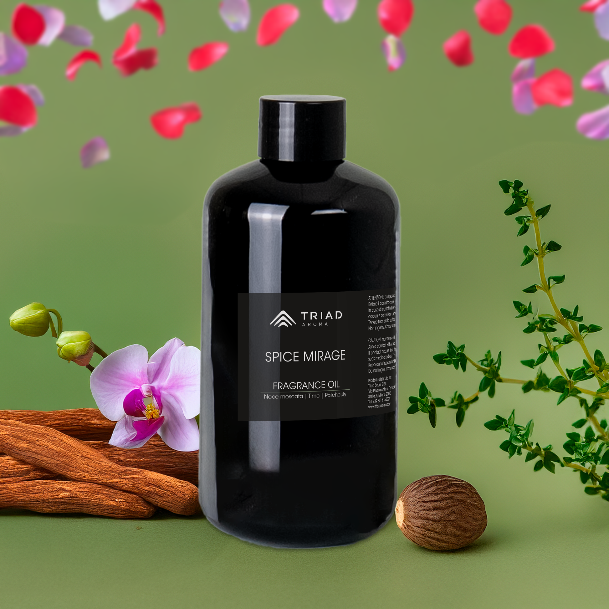 Triad Aroma Spice Mirage ricarica fragranza per ambienti 250ml con noce moscata, ambra diffusori elettrici per ambienti