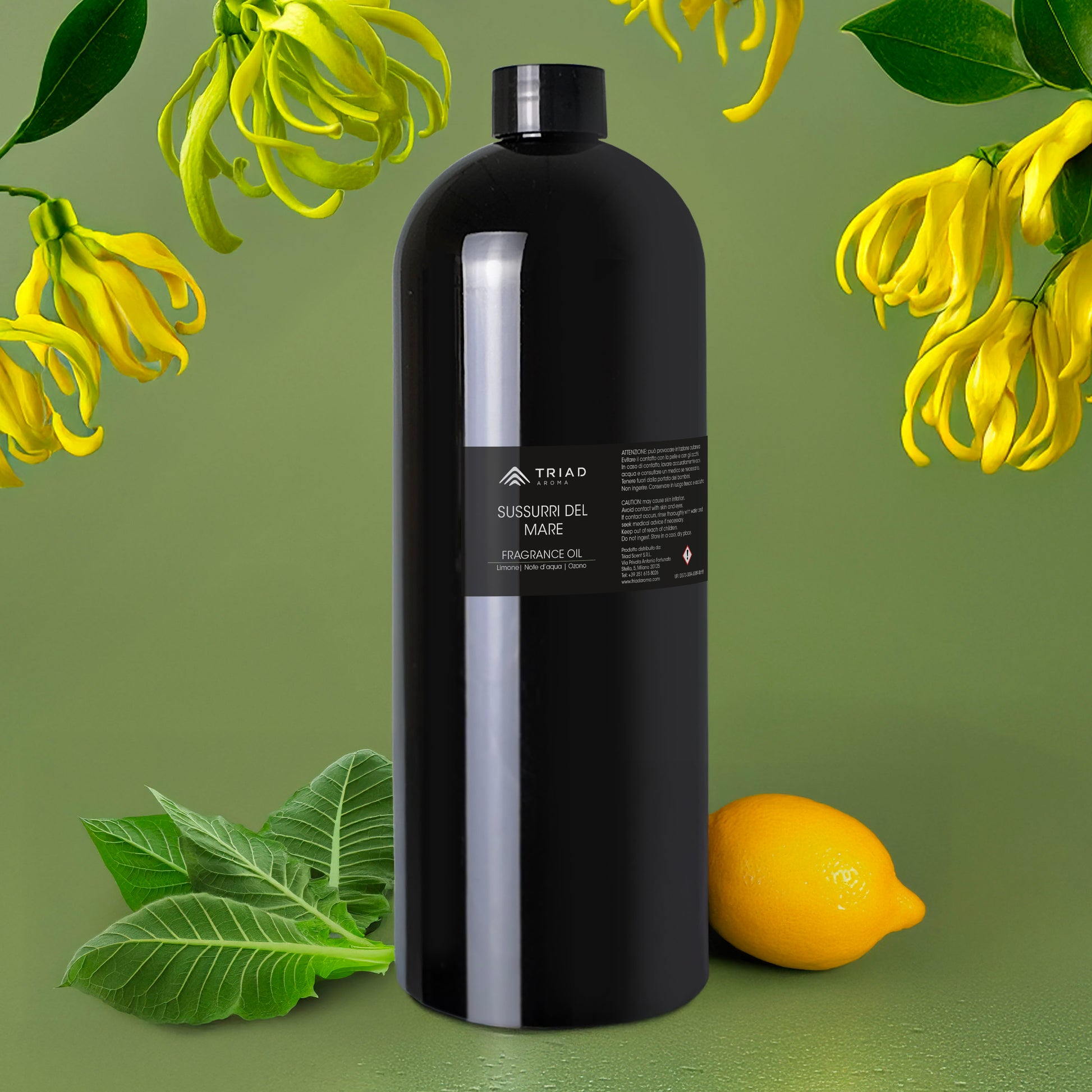 Triad Aroma Sussuri Del Mare ricarica fragranza per ambienti 1000ml con limone, tobacco diffusori elettrici per ambienti