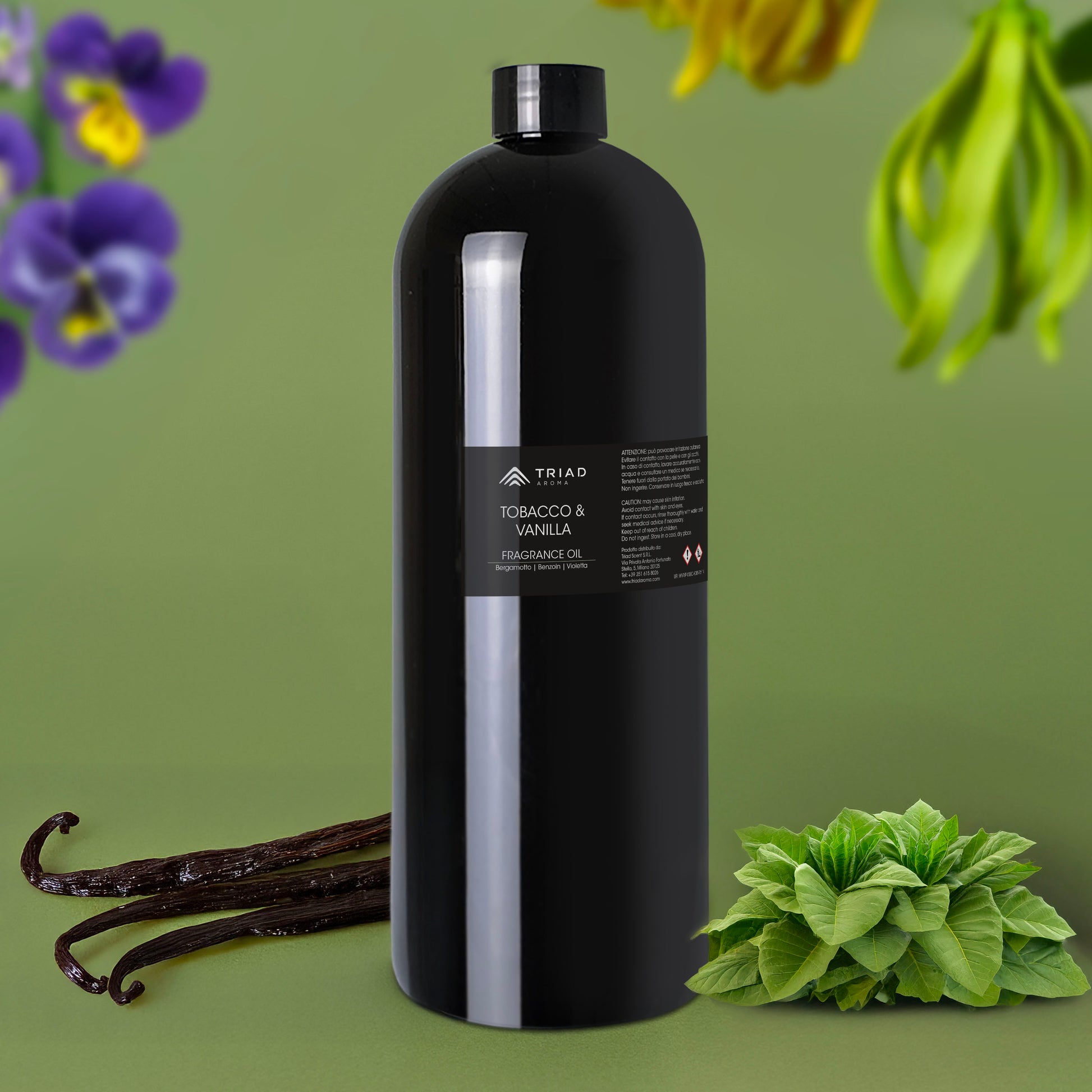 Triad Aroma Tobacco & Vanilla ricarica fragranza per ambienti 1000ml con benzoin, vaniglia diffusori elettrici per ambienti