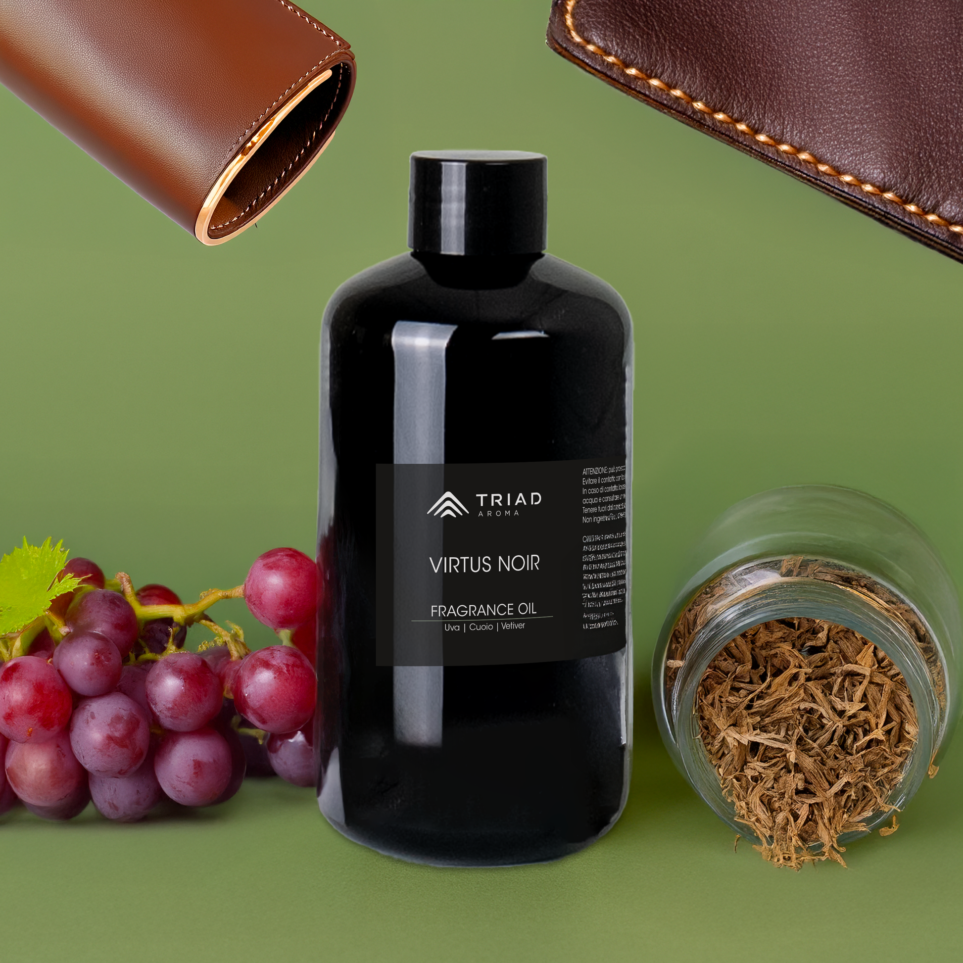 Triad Aroma Virtus Noir ricarica fragranza per ambienti 250ml con lampone, uva diffusori elettrici per ambienti