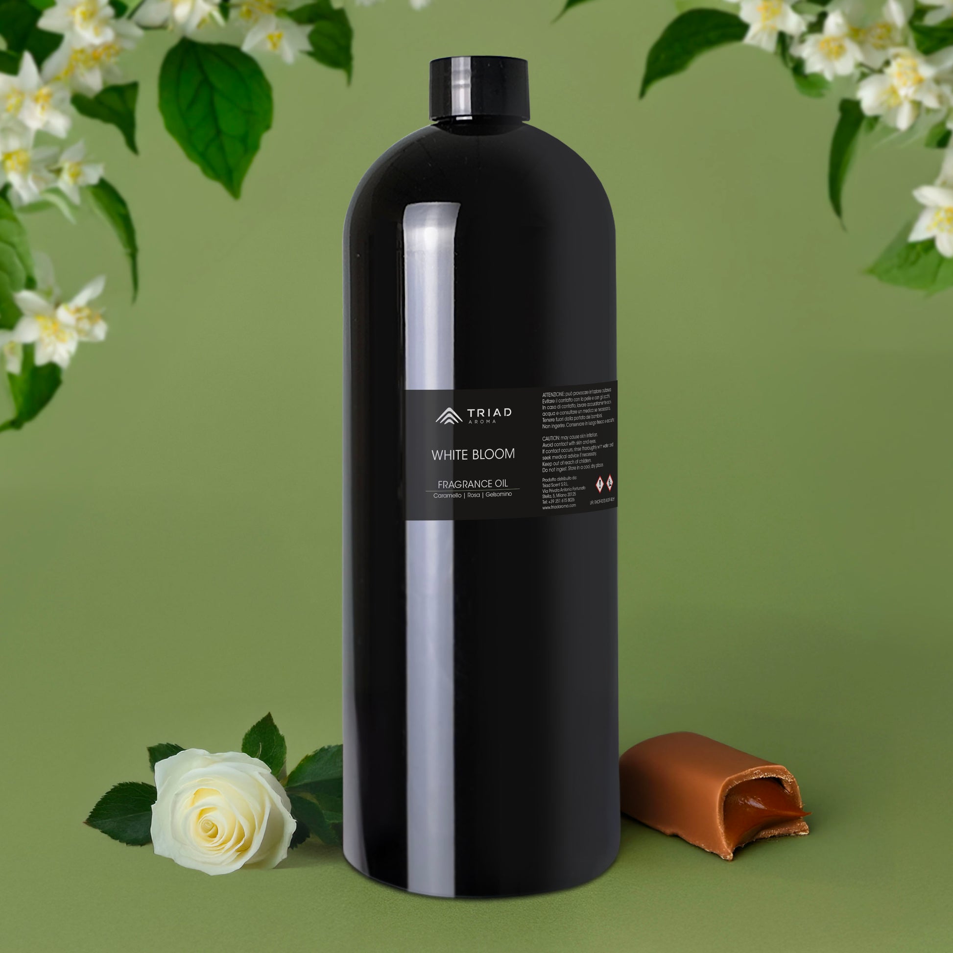 Triad Aroma White Bloom ricarica fragranza per ambienti 1000ml con caramello, latte diffusori elettrici per ambienti