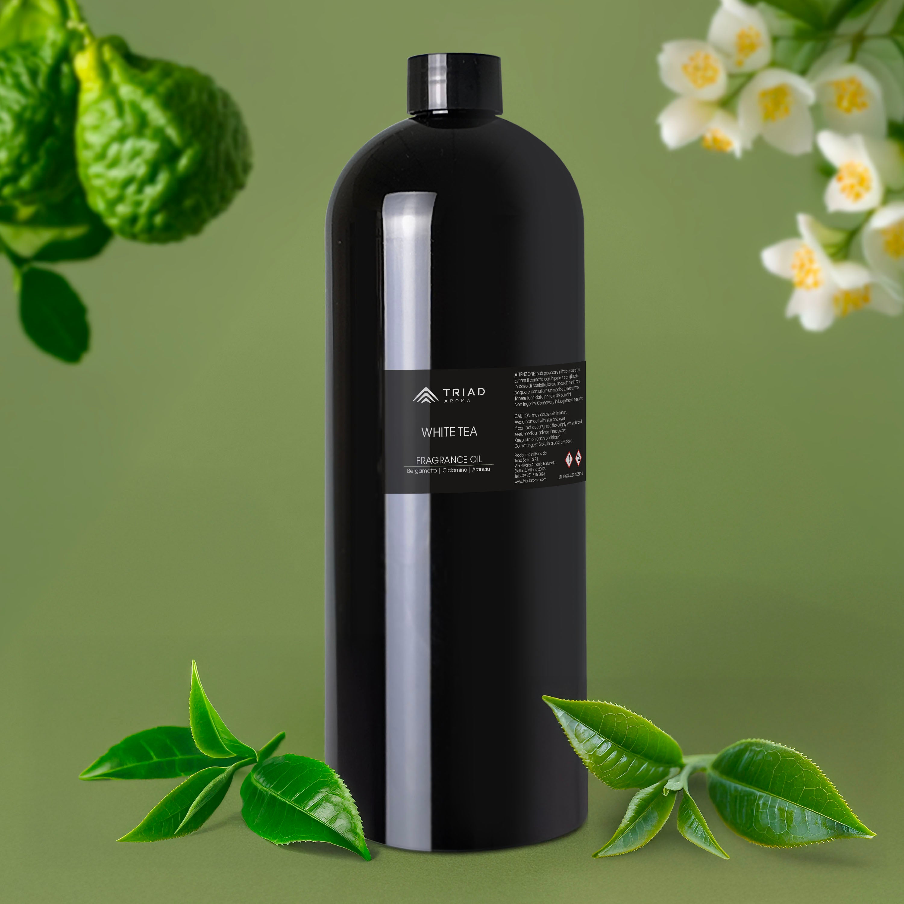 Triad Aroma White Tea ricarica fragranza per ambienti 1000ml con ciclamino, gelsomino diffusori elettrici per ambienti