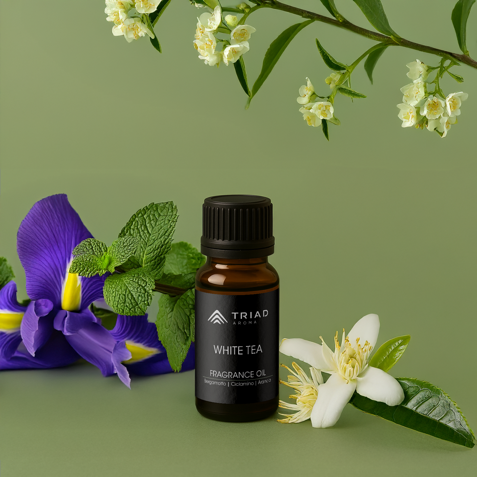 Triad Aroma White Tea ricarica olio profumato 20ml con ciclamino, gelsomino oli profumati per diffusori elettrici per ambienti