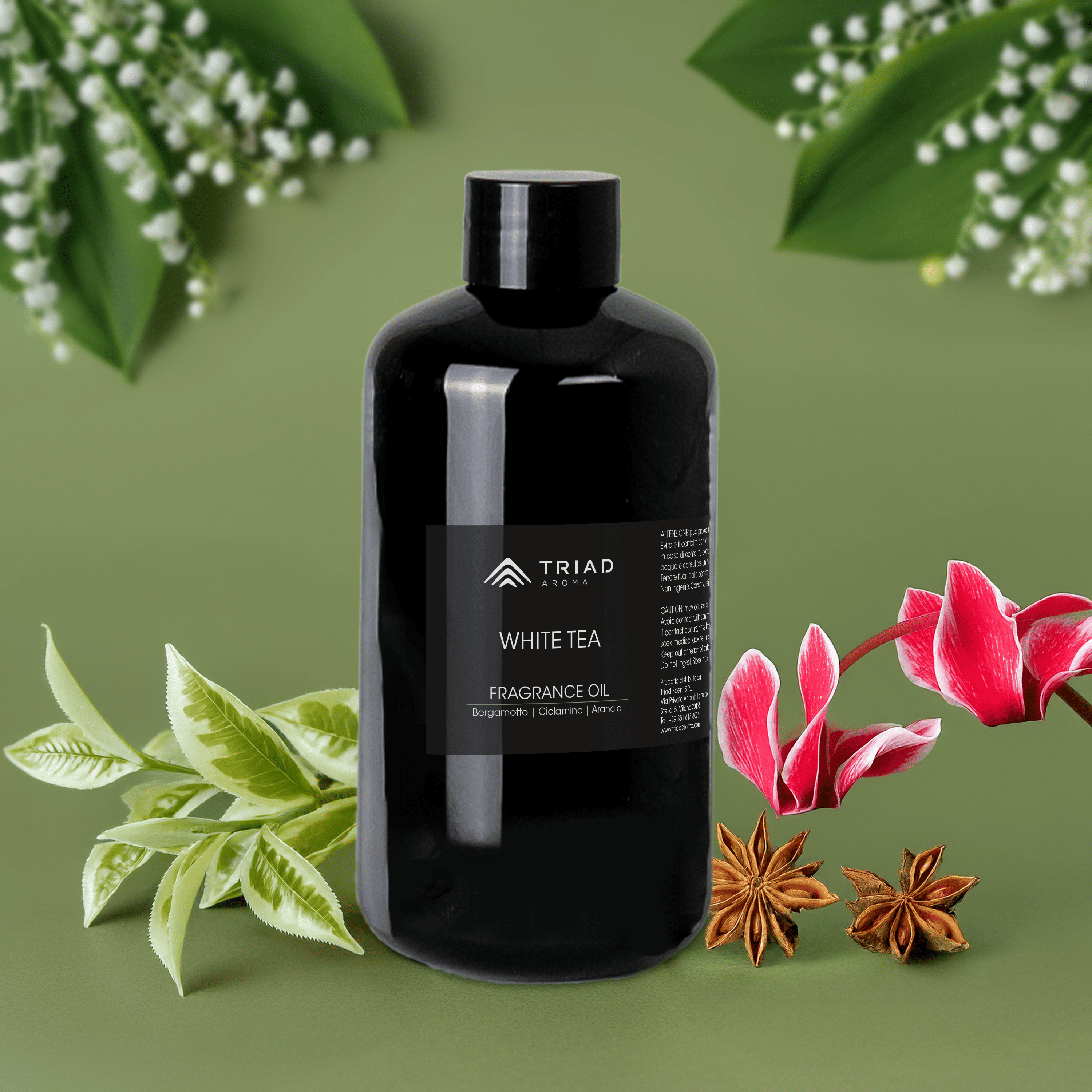 Triad Aroma White Tea ricarica fragranza per ambienti 250ml con ciclamino, gelsomino diffusori elettrici per ambienti