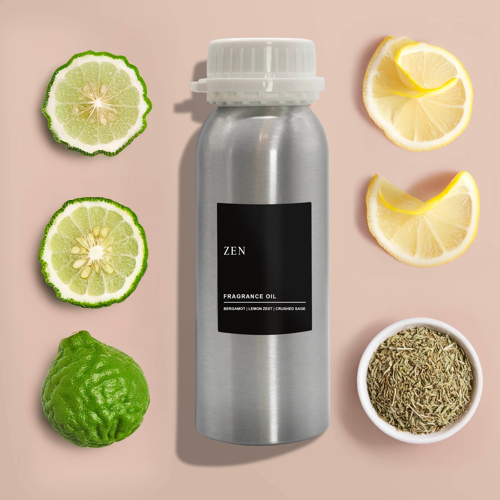 Triad Aroma Zen olio essenziale al bergamotto, oli essenziali naturali per diffusori elettrici per ambienti