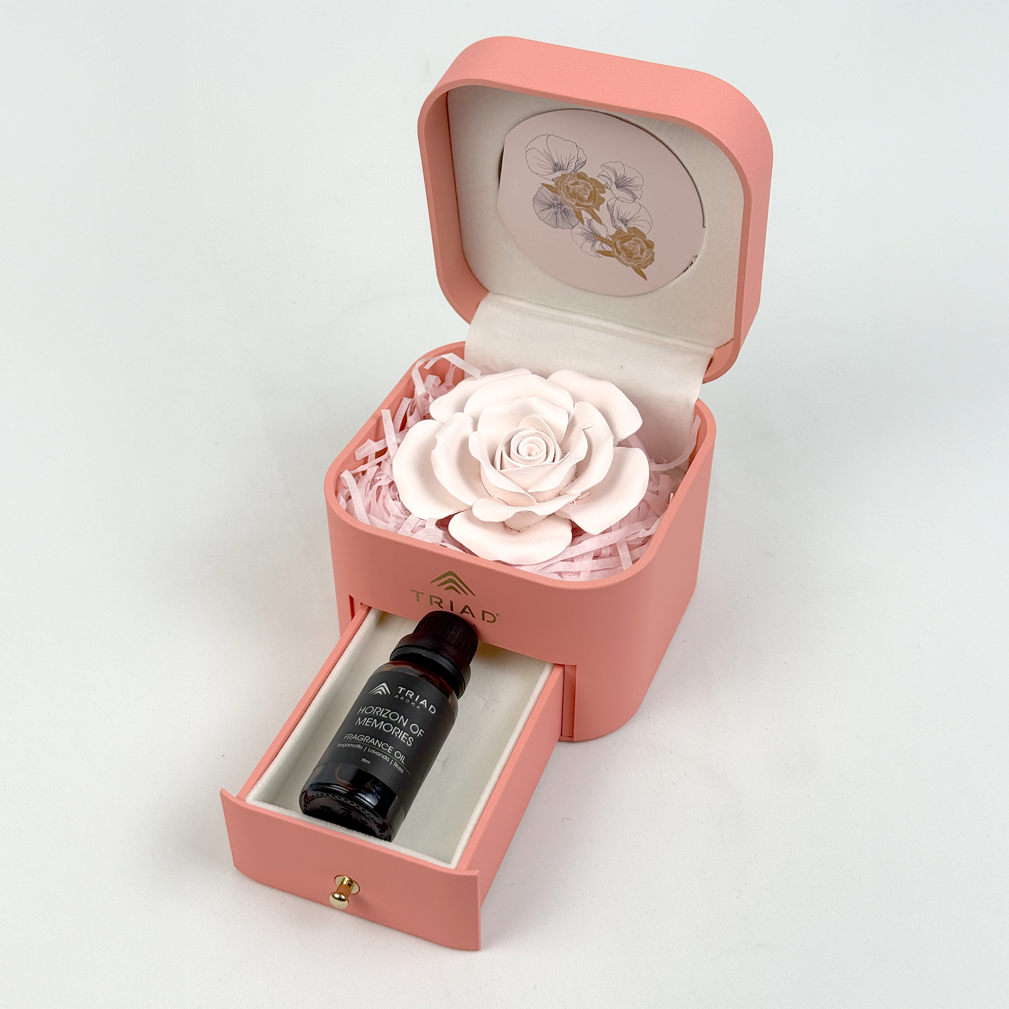 Triad Aroma Fiore Profumato in Scatola Piena Horizon of Memories Rosa Idea Regalo
