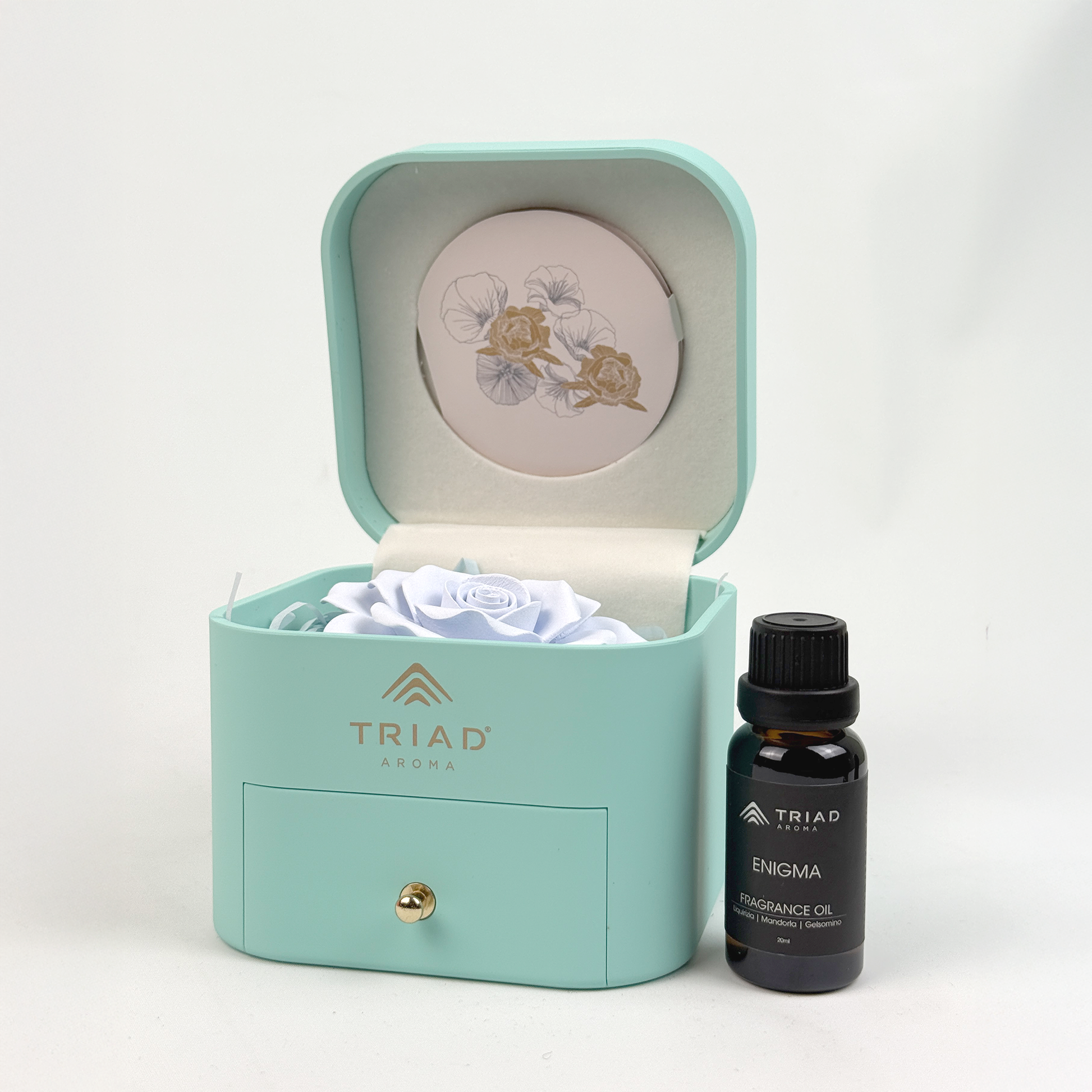 Triad Aroma Fiore Profumato in Scatola Aprire Enigma Blu Idea Regalo 1