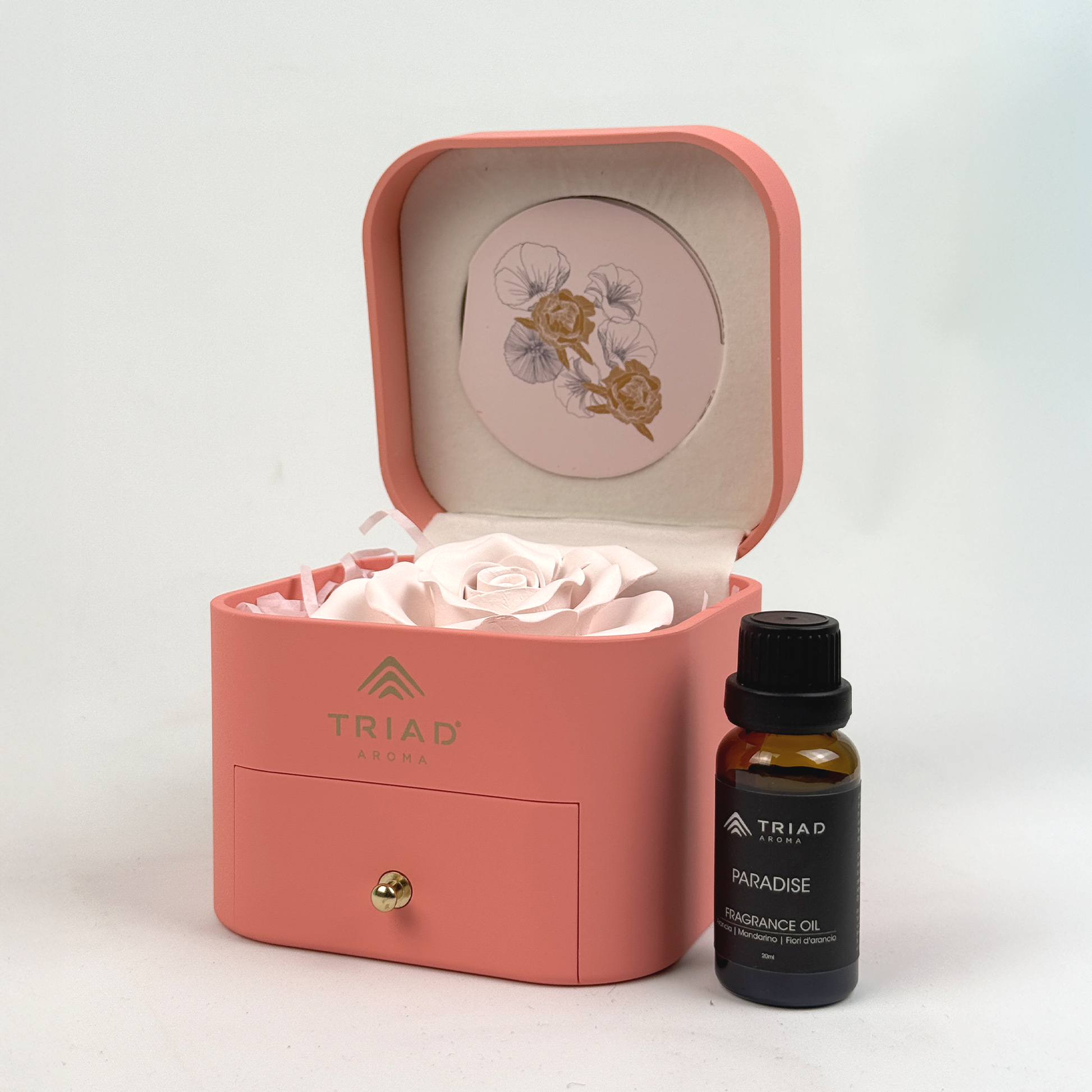 Triad Aroma Fiore Profumato in Scatola Aprire Paradise Rosa Idea Regalo 1
