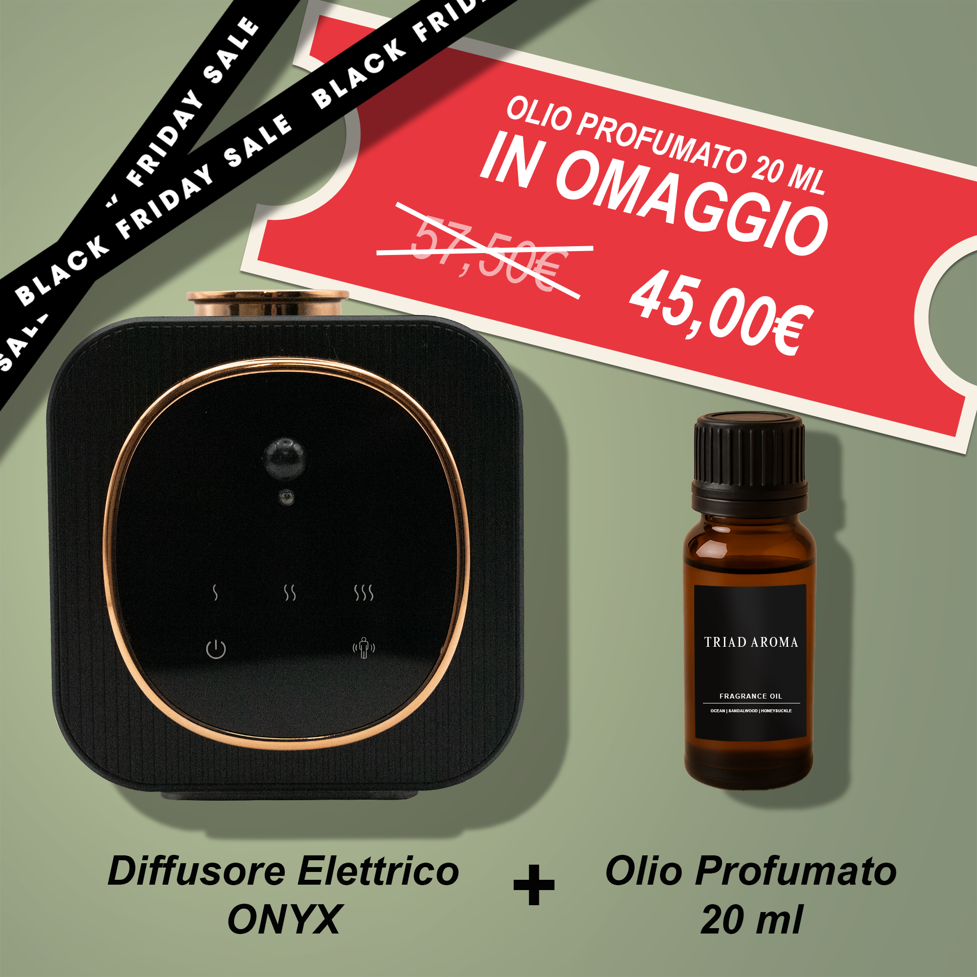 COMBO BLACK FRIDAY (Onyx Nero + Olio Profumato 20 ml IN OMAGGIO)